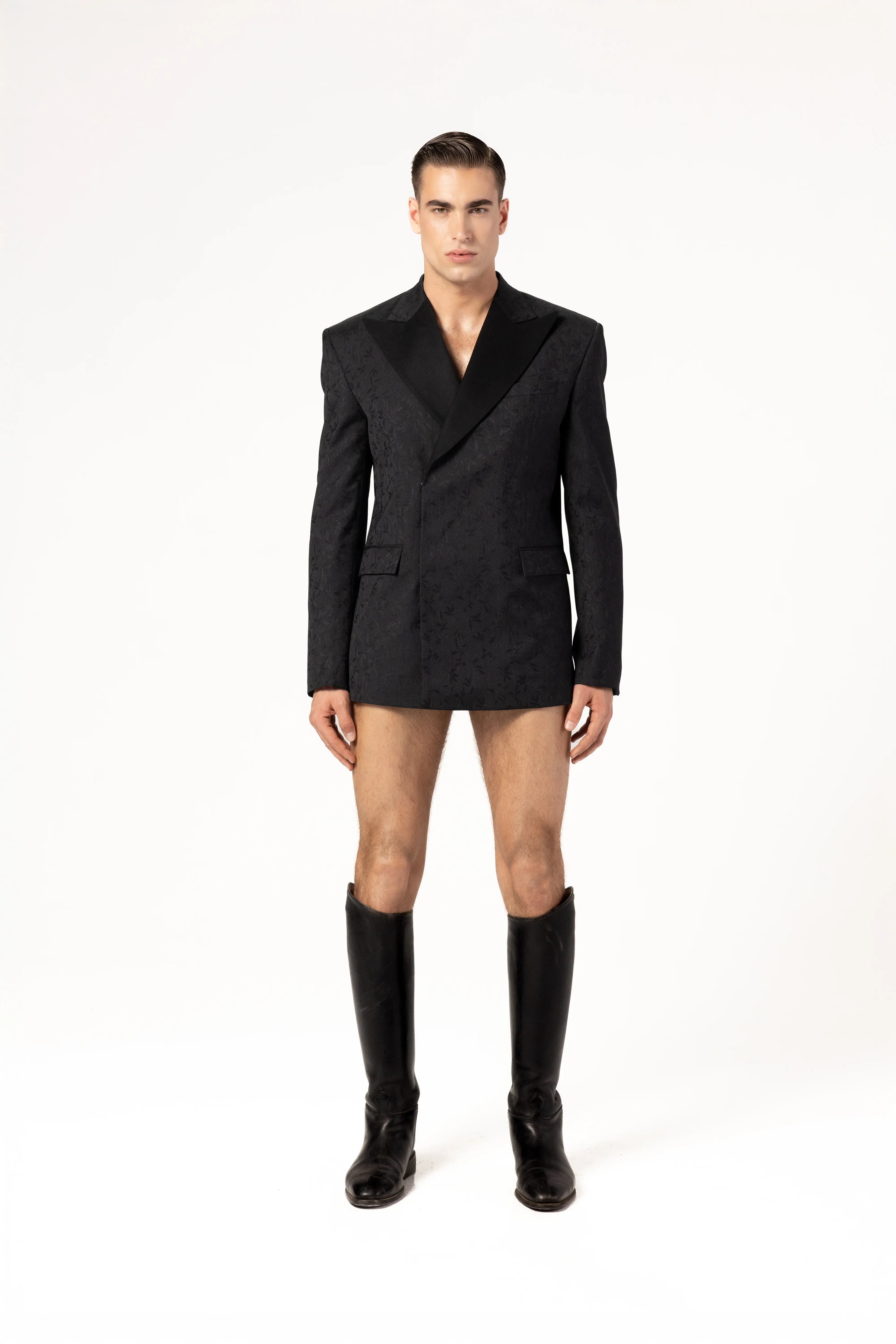 Men's jacquard jacket