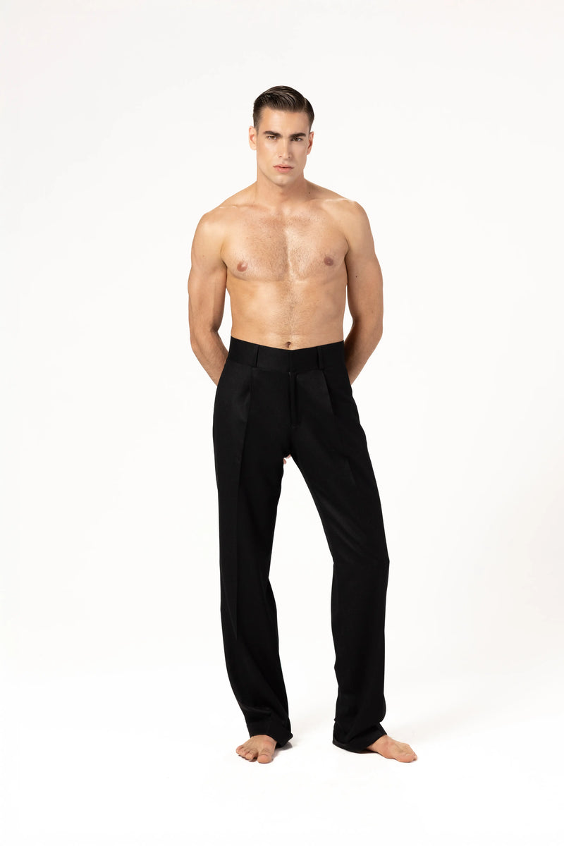 Spodnie męskie z flanelowej wełny