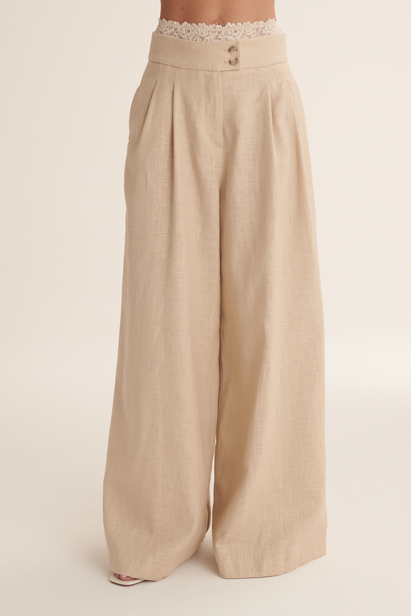 Beige Yara pants image 2