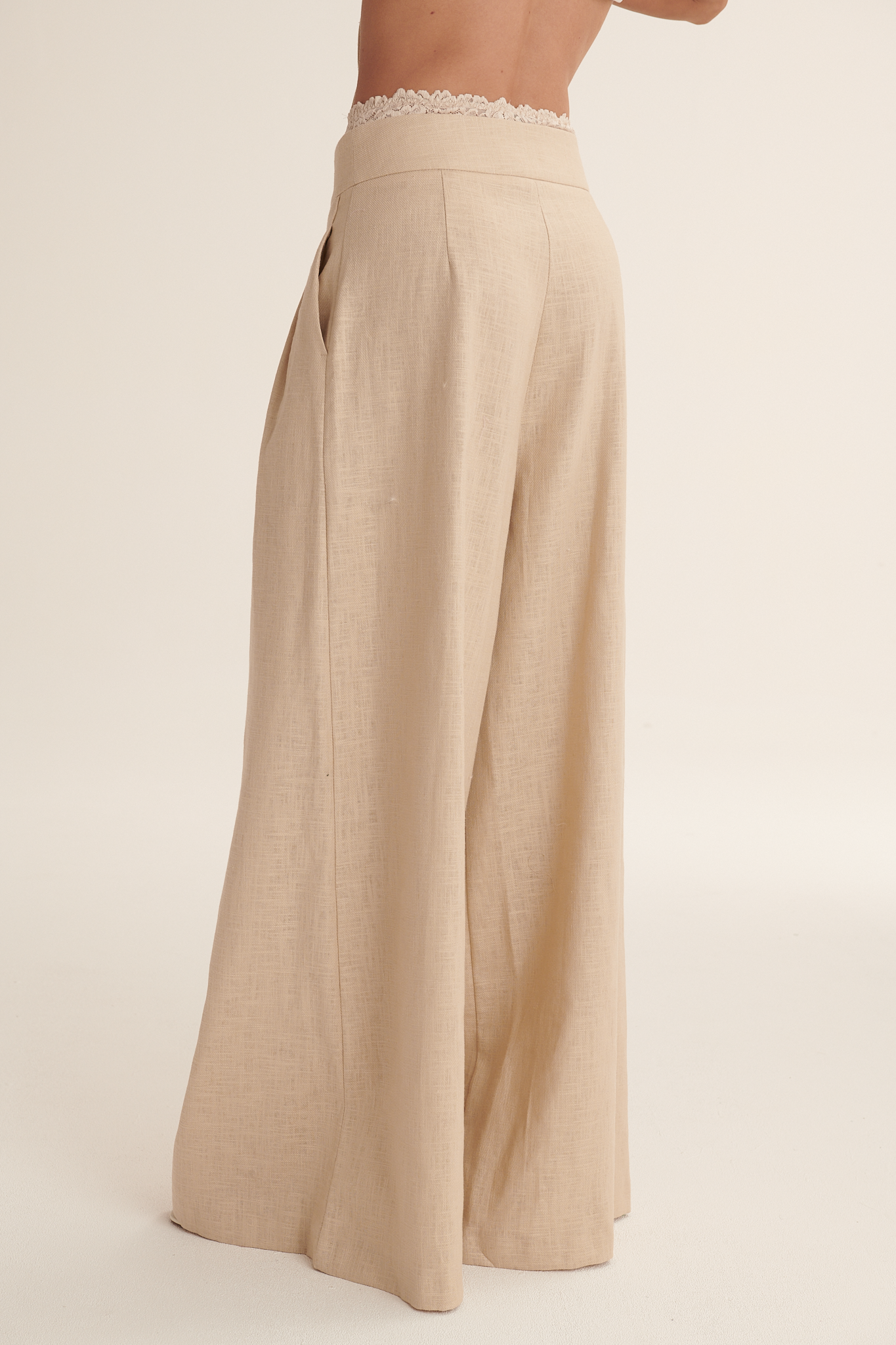 Beige Yara pants image 3