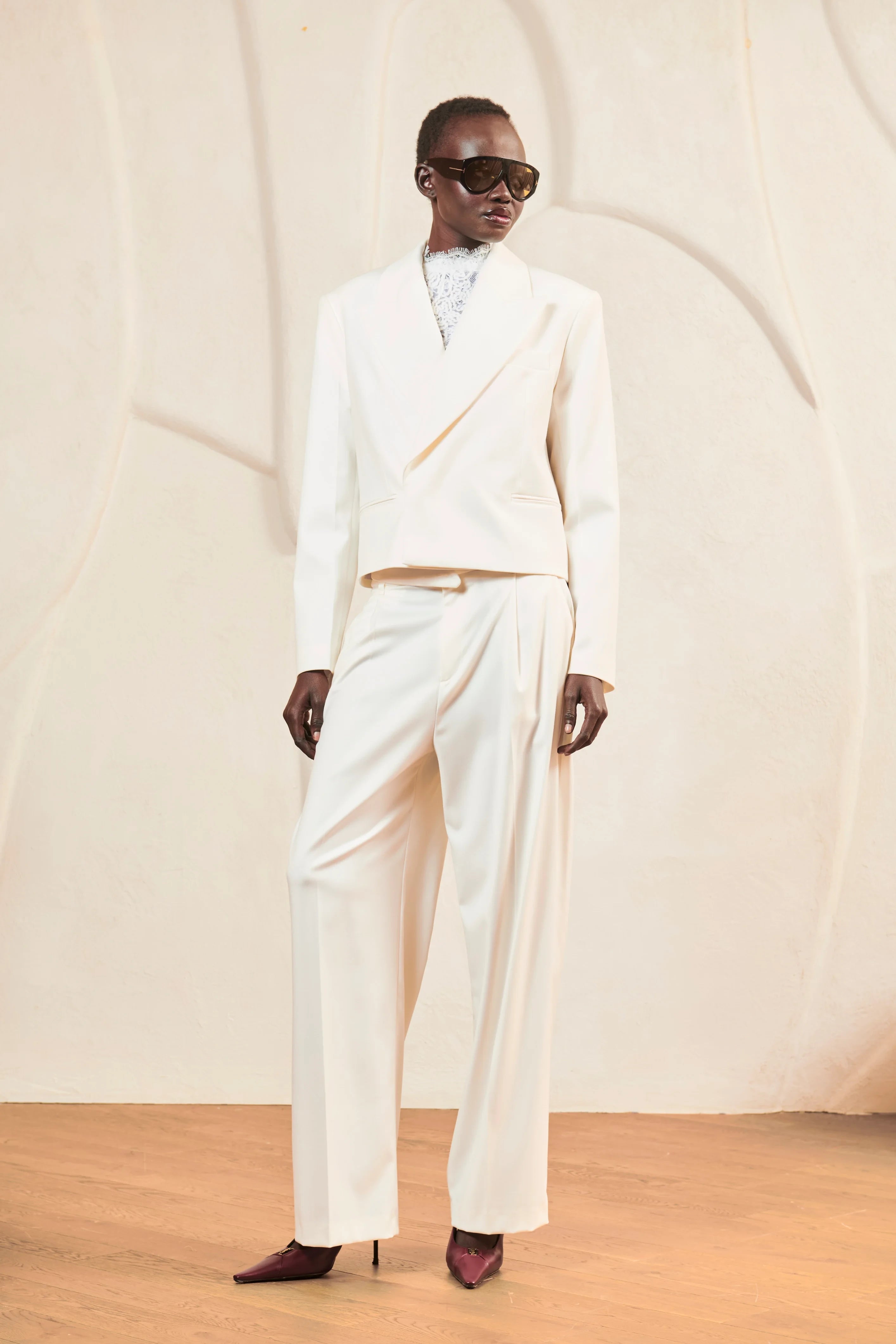 Cream Marlin pants image 1