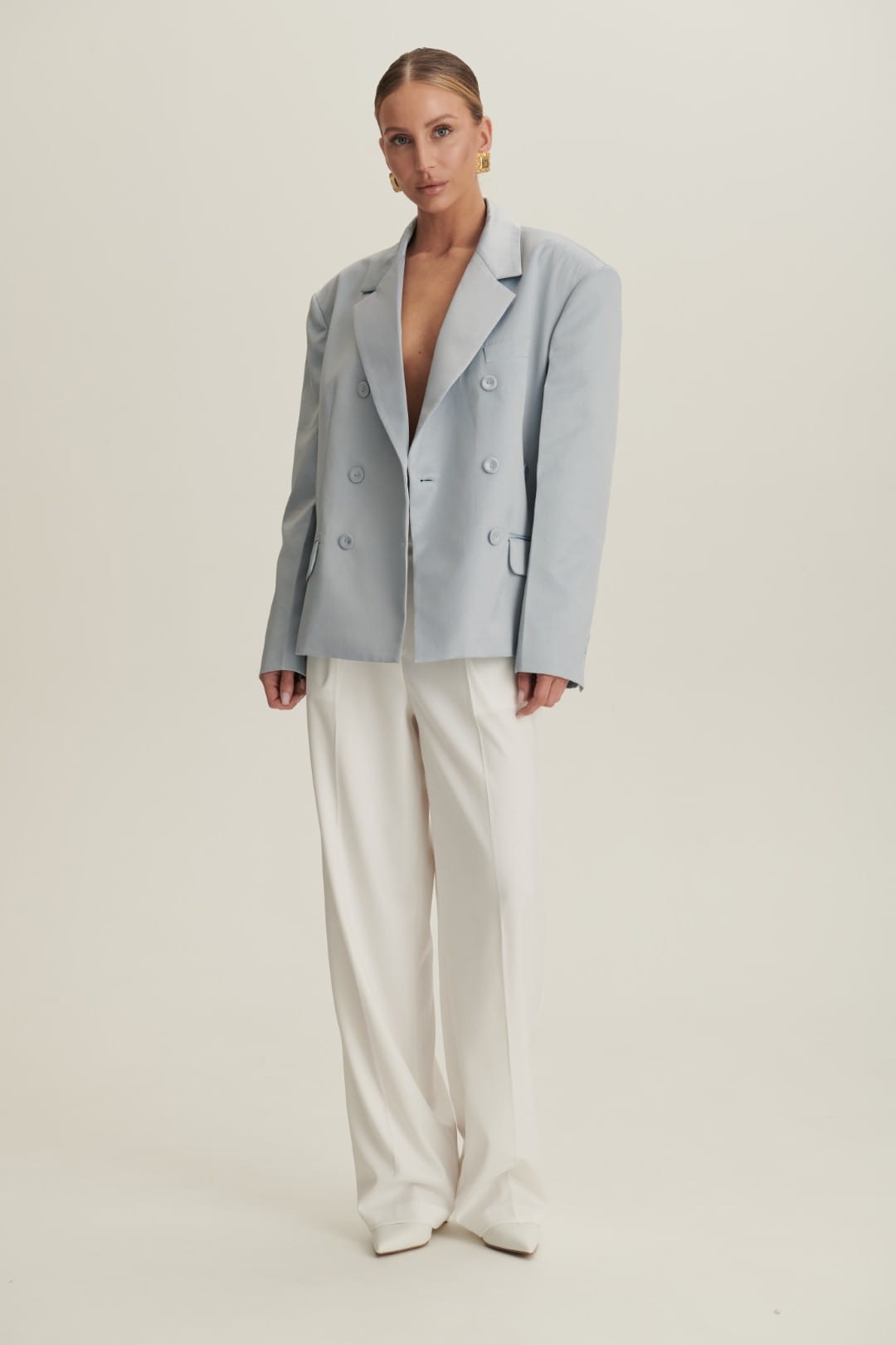Baby blue jacket image 5