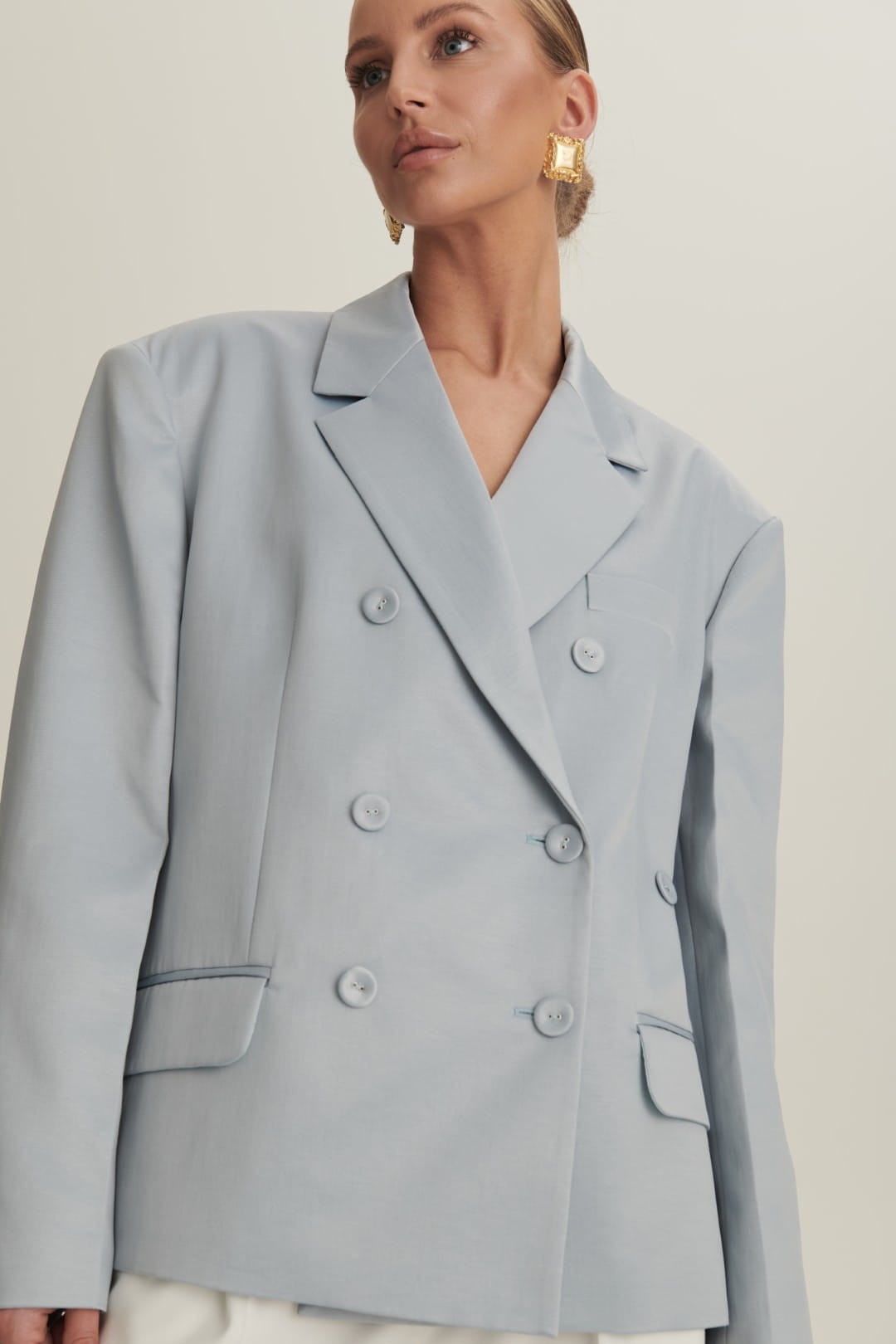 Baby blue jacket image 8