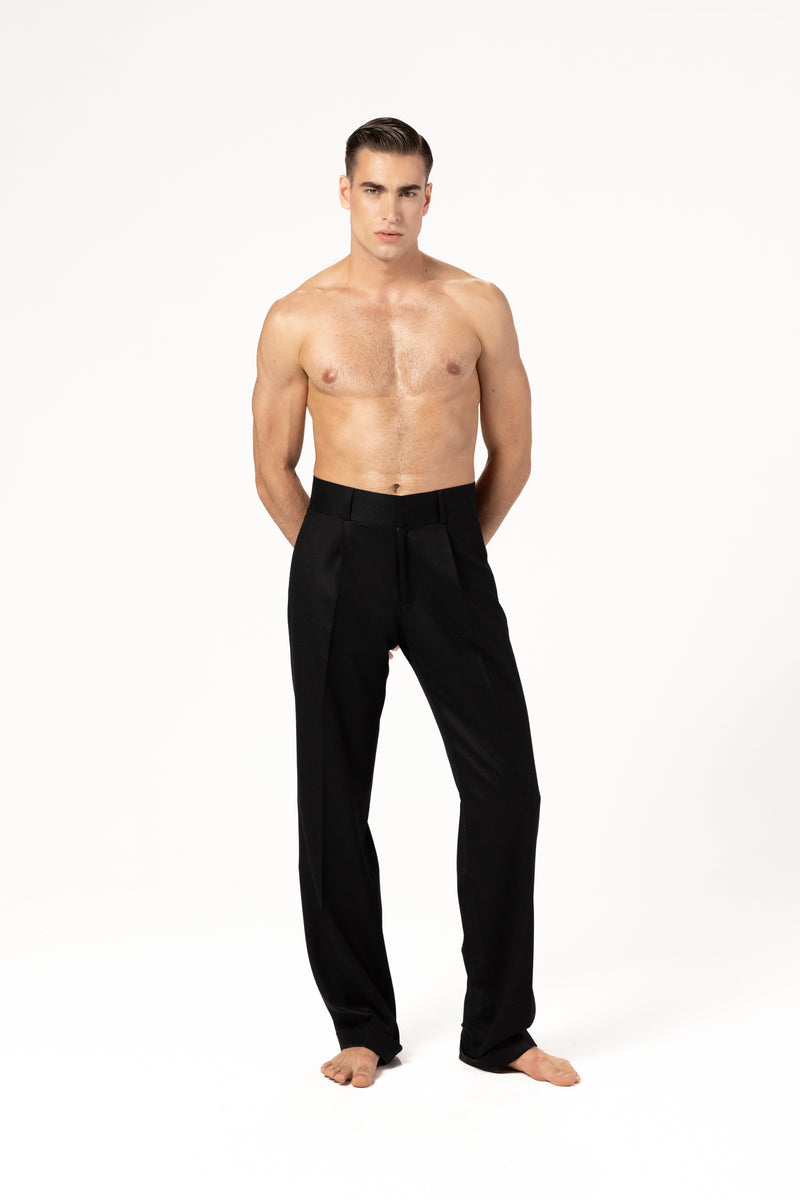 남성용 플란넬 울 바지