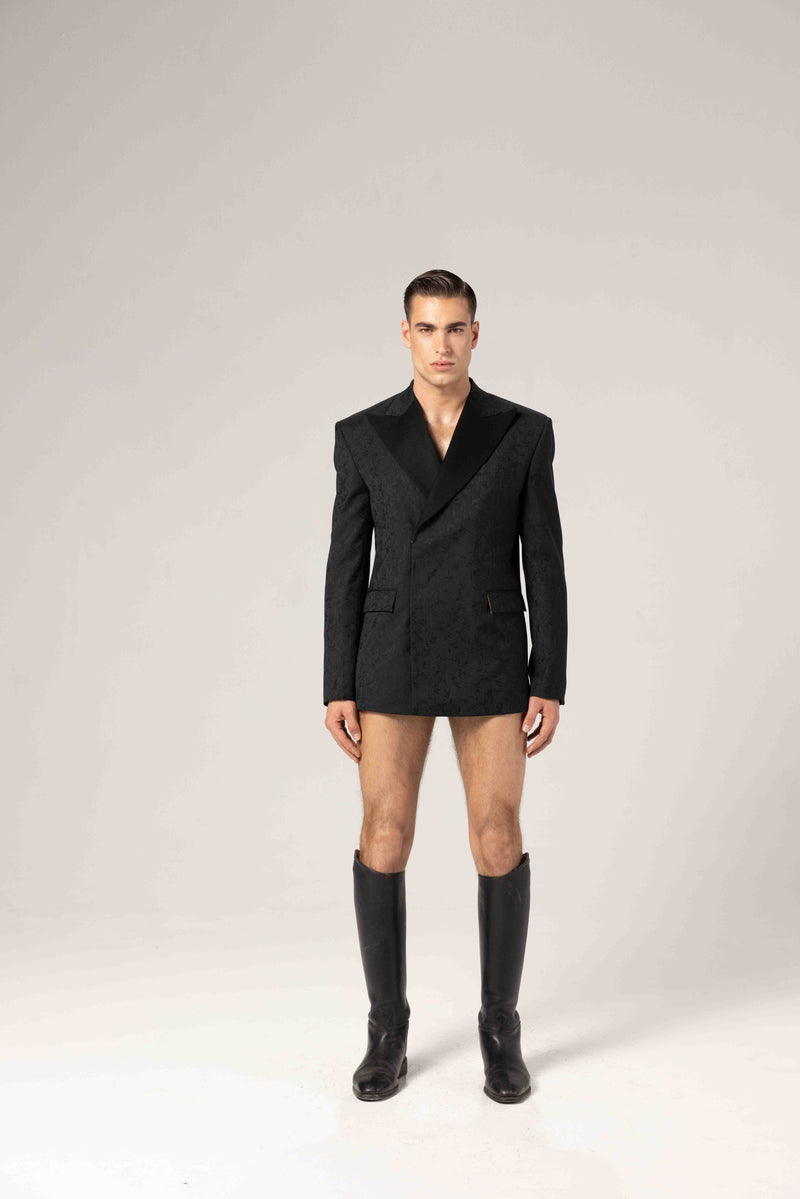 남성용 자카드 재킷