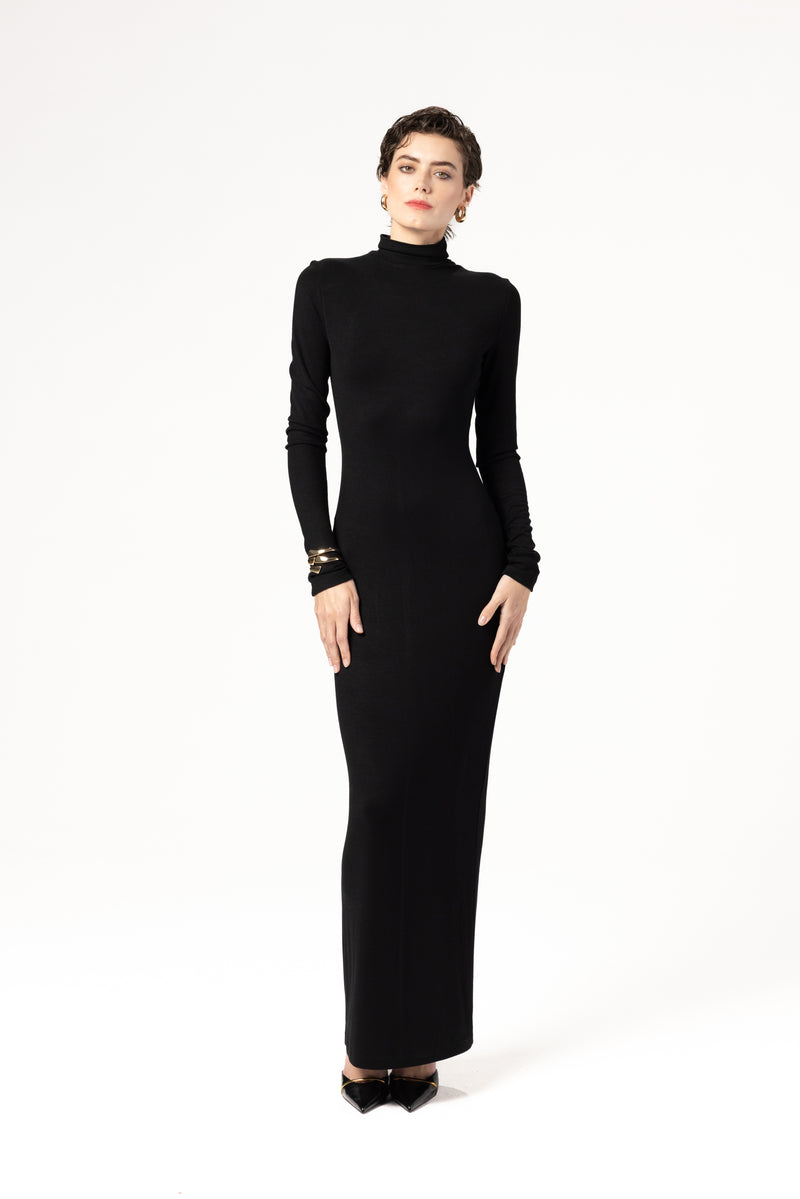 오픈백 맥시 드레스