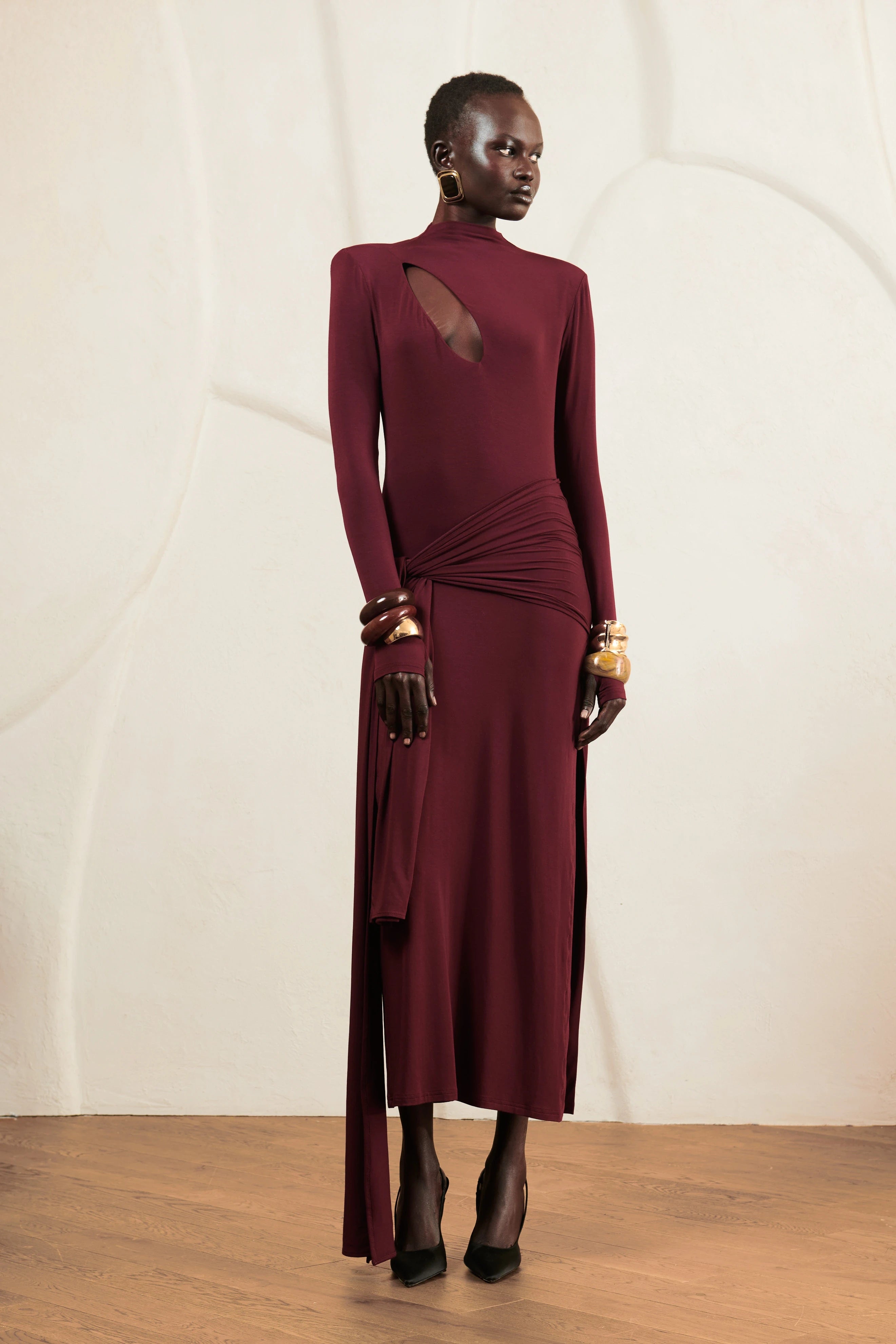 Burgundy Dress Rosalia image 2