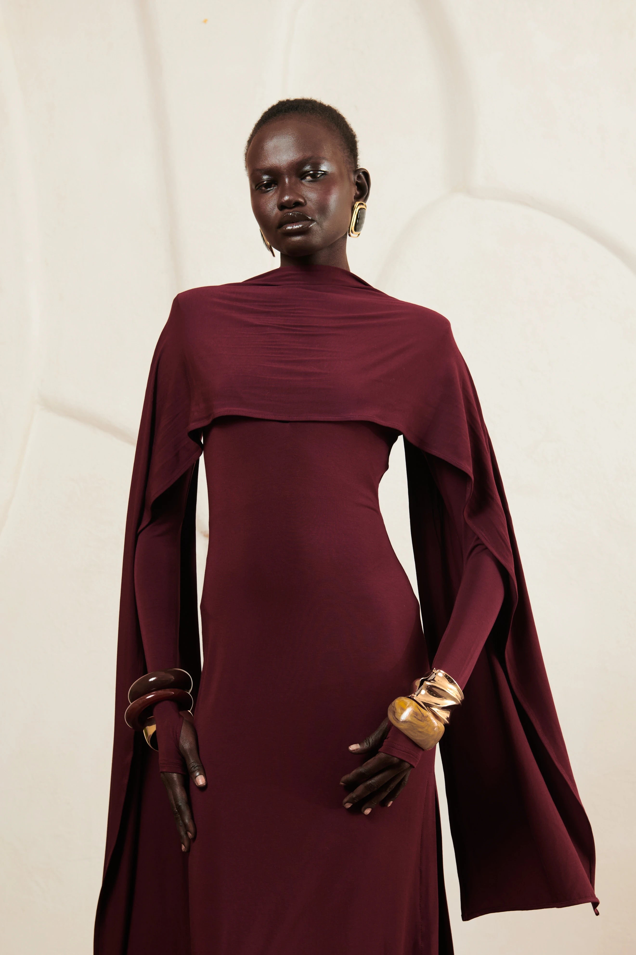 Burgundy Dress Rosalia image 4