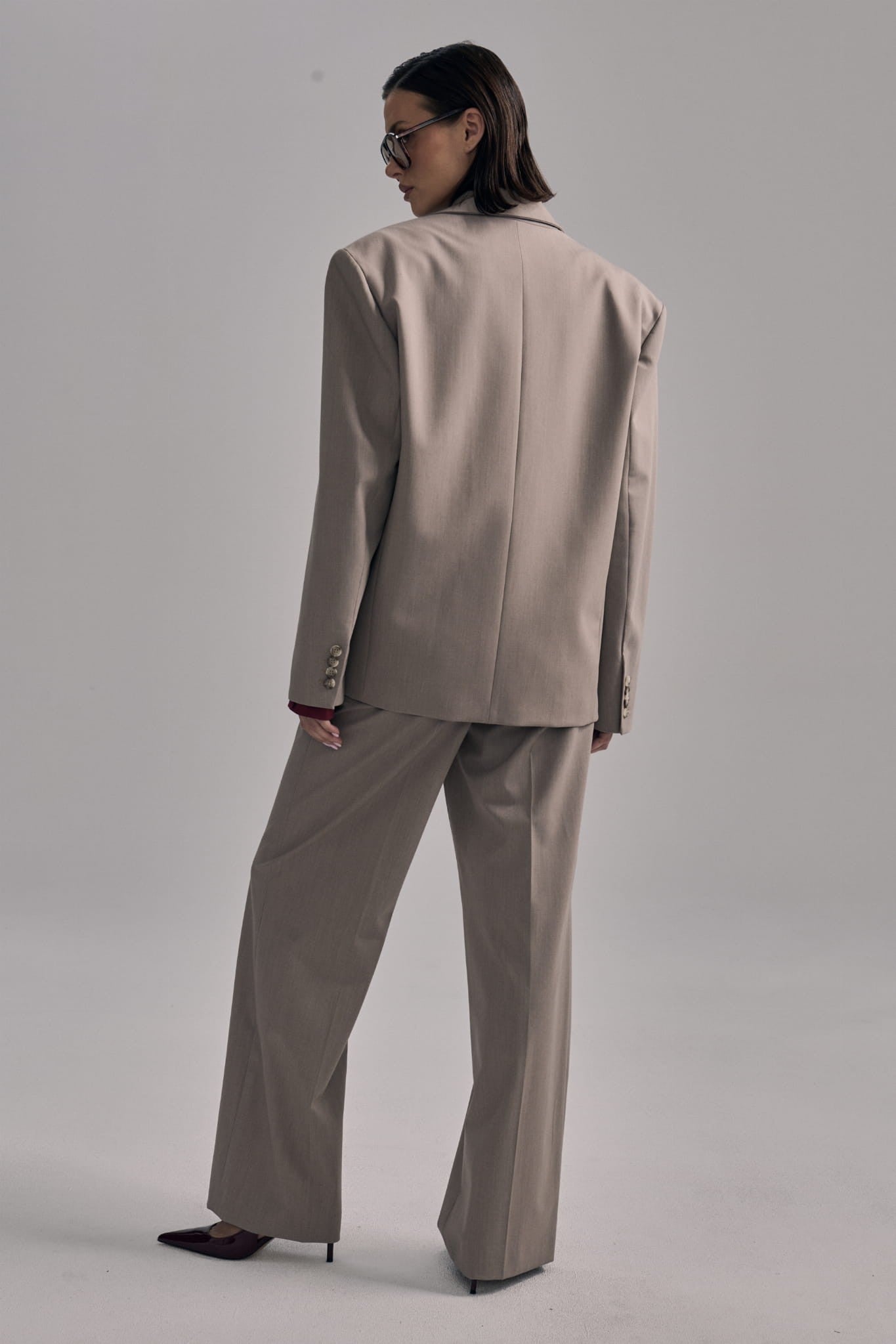 Dark beige Lena pants image 4