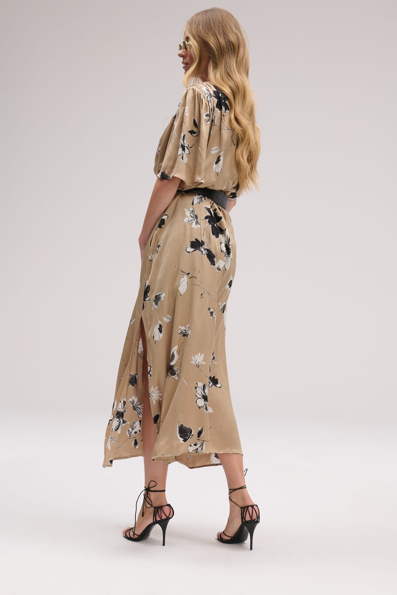 Floral pattern Merci glass dress image 6