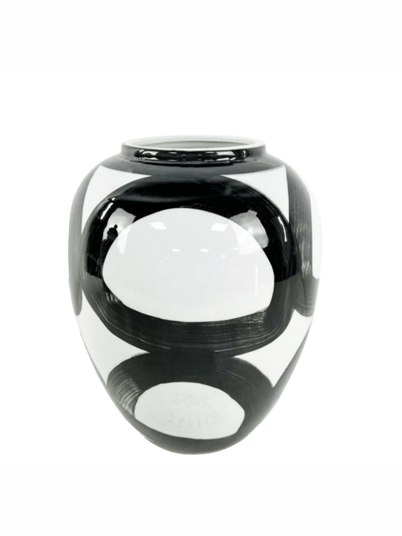 Black vase