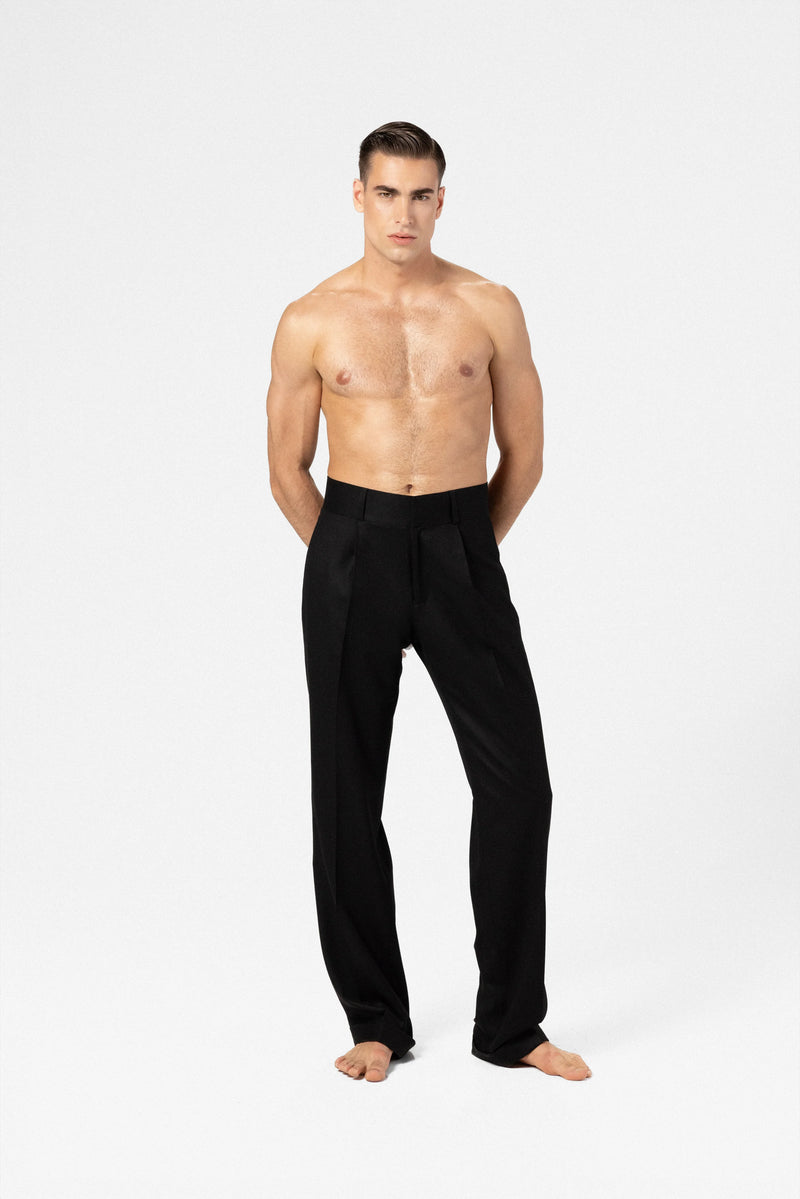 Pantalon en flanelle de laine homme