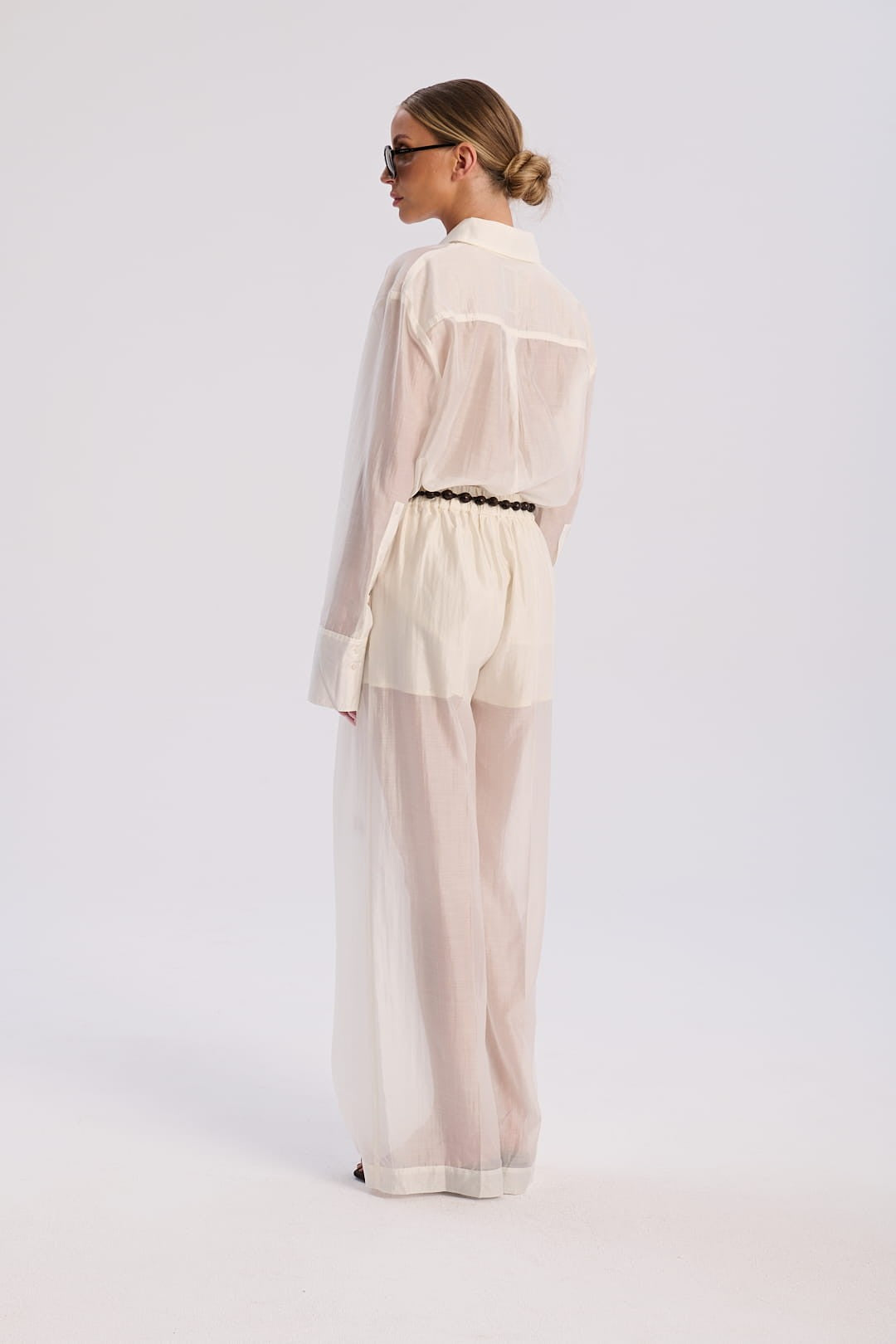 Cream Aire pants image 2