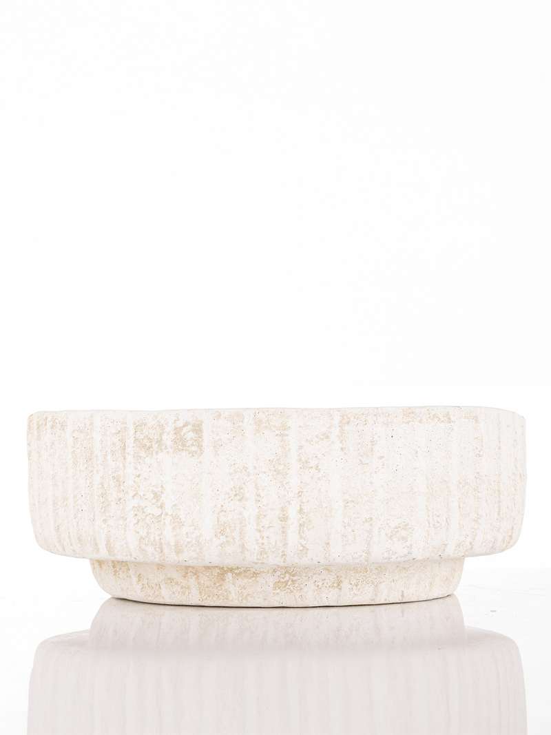 Beige pot wide