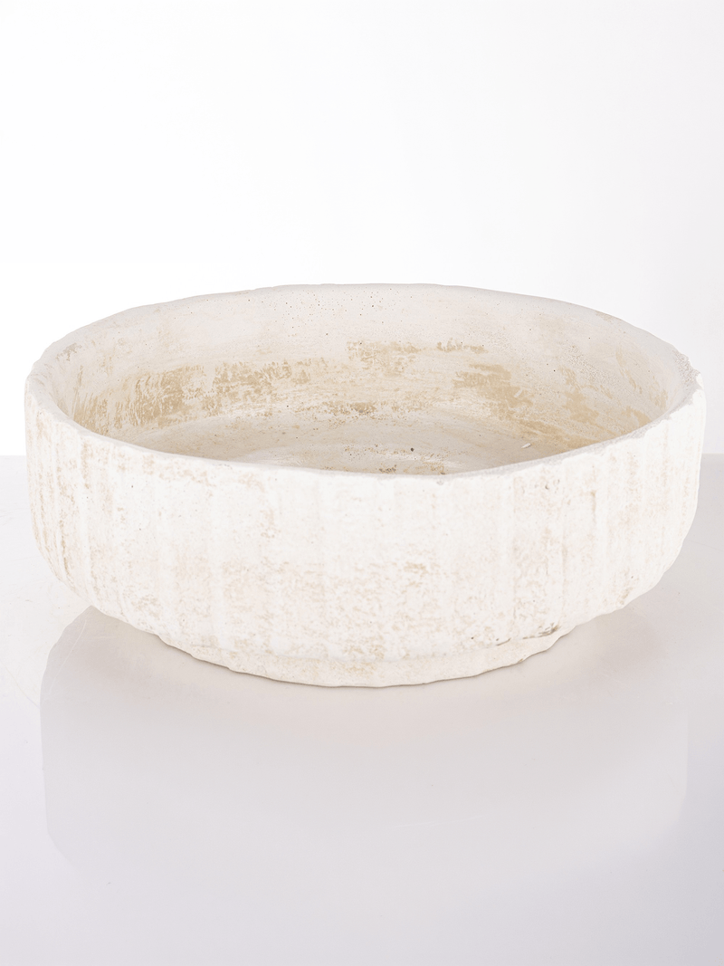 Beige pot wide