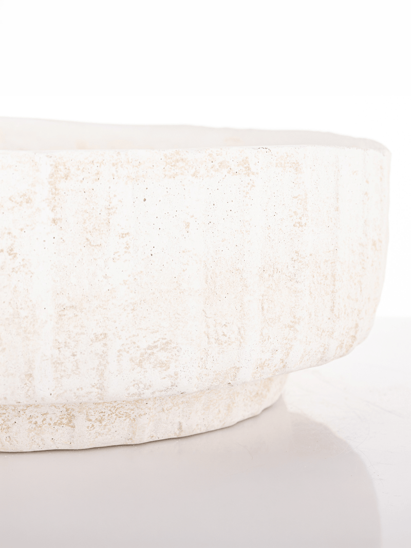 Beige pot wide