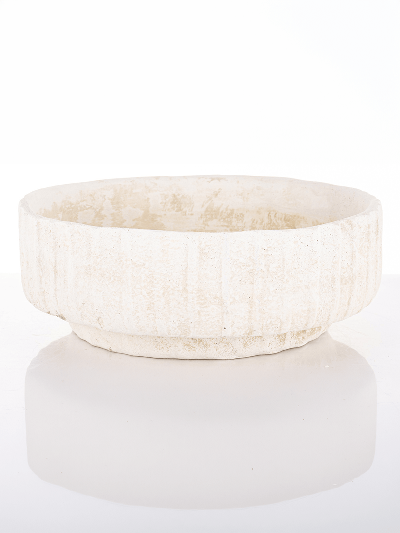 Beige pot wide