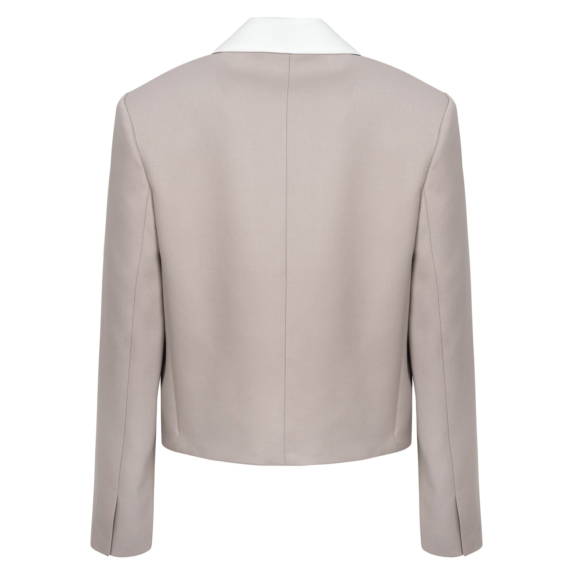 Beige Revers jacket image 2