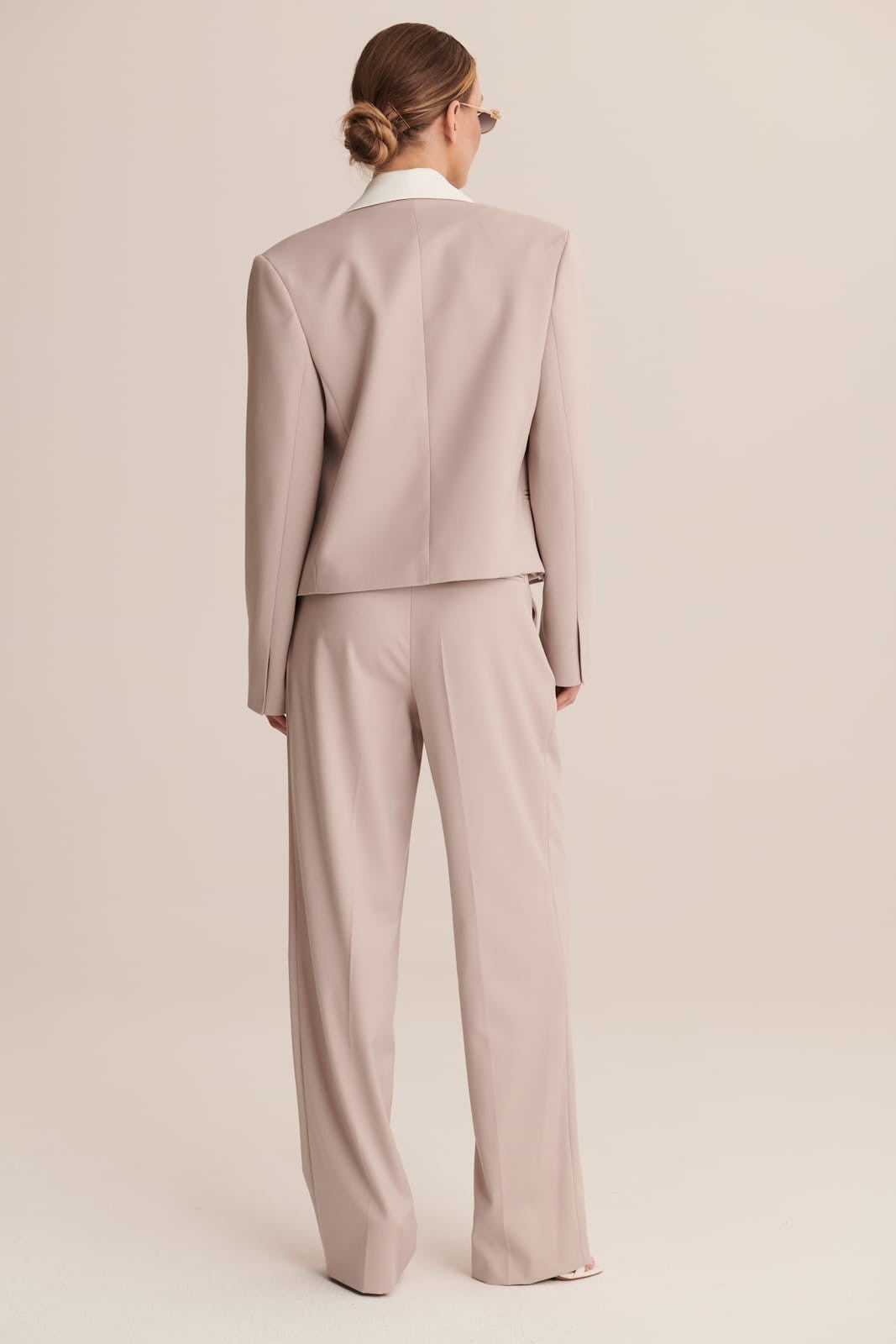 Beige Revers jacket image 4