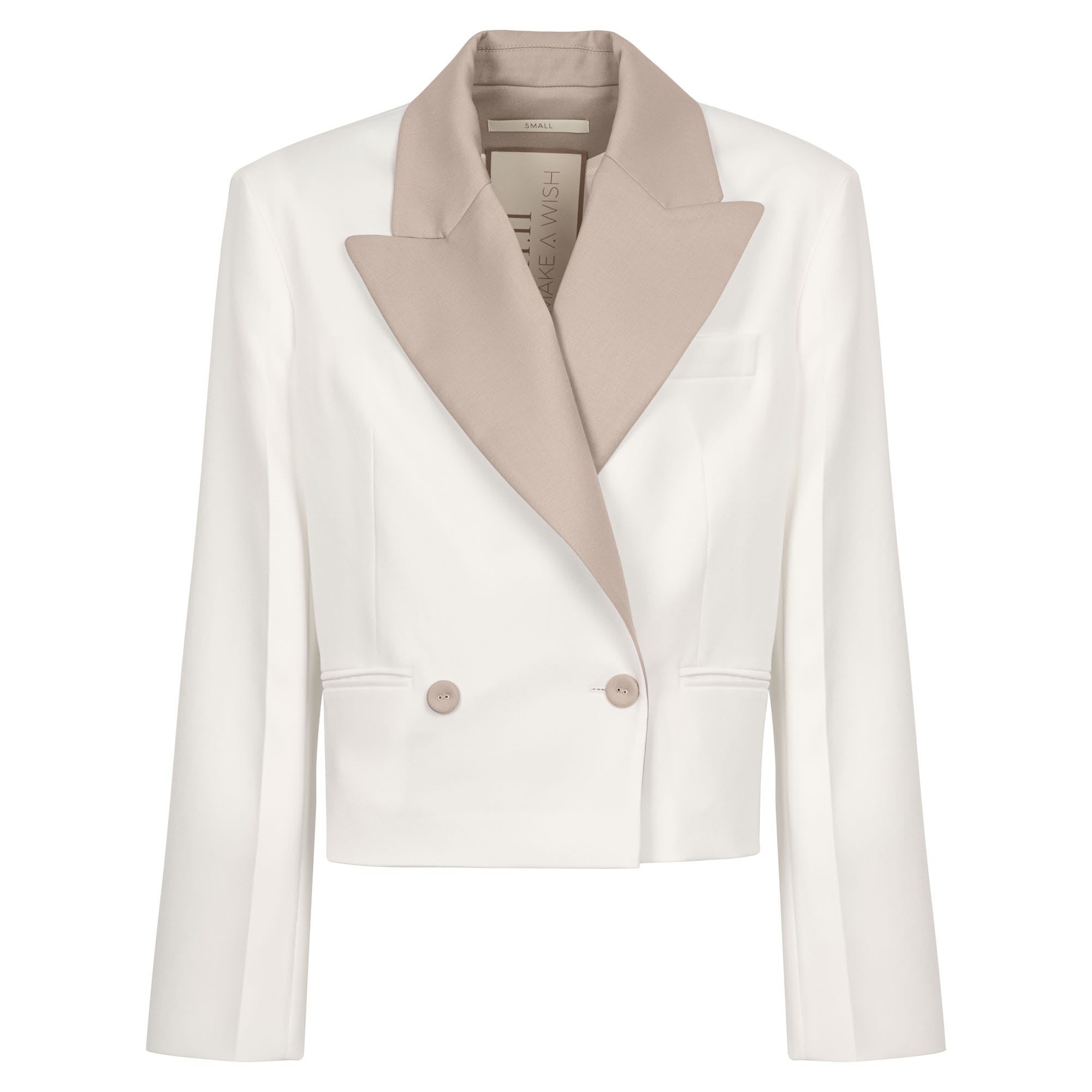 Cream Revers jacket image 1