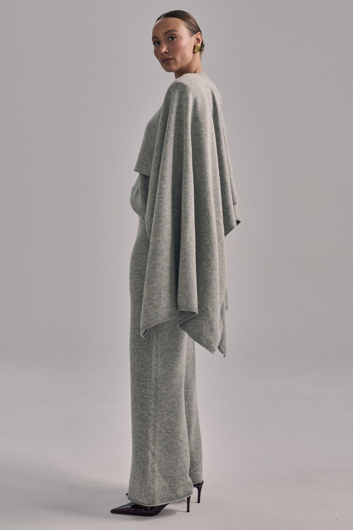 Grey Poncho Narzutka Gaya 3in1 image 2