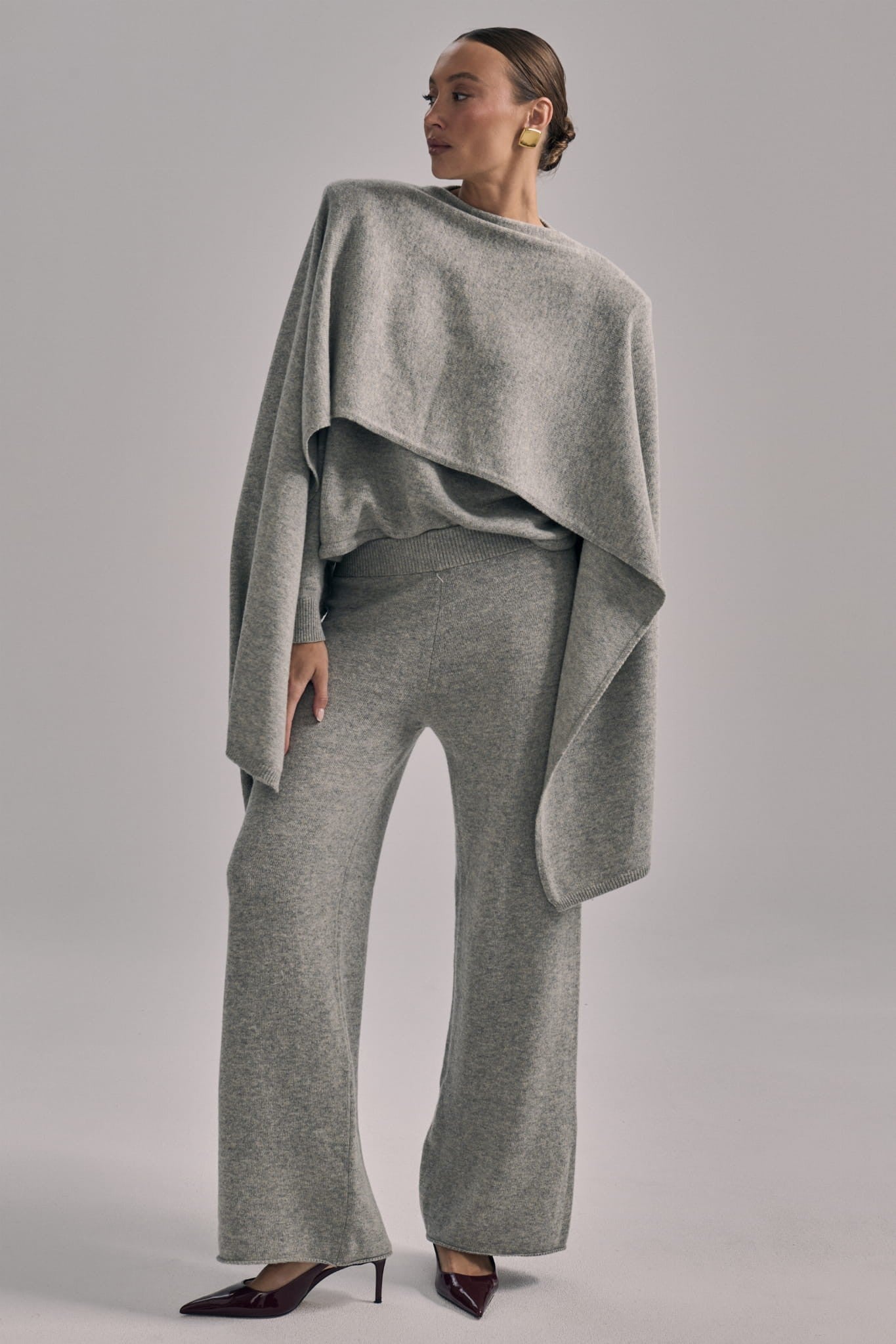 Grey Poncho Narzutka Gaya 3in1 image 4