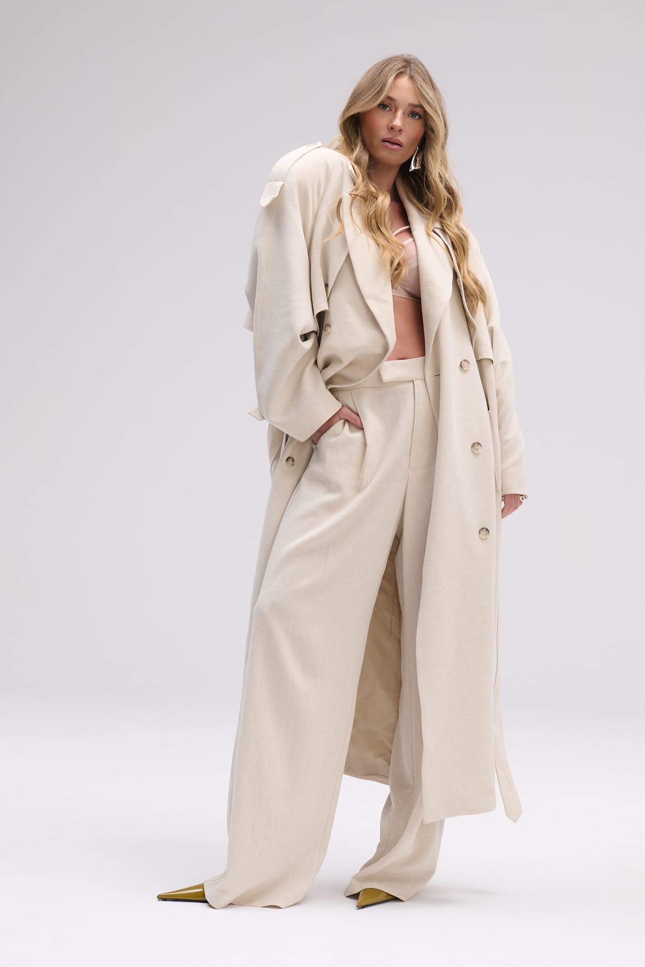 Beige Naturia pants image 1