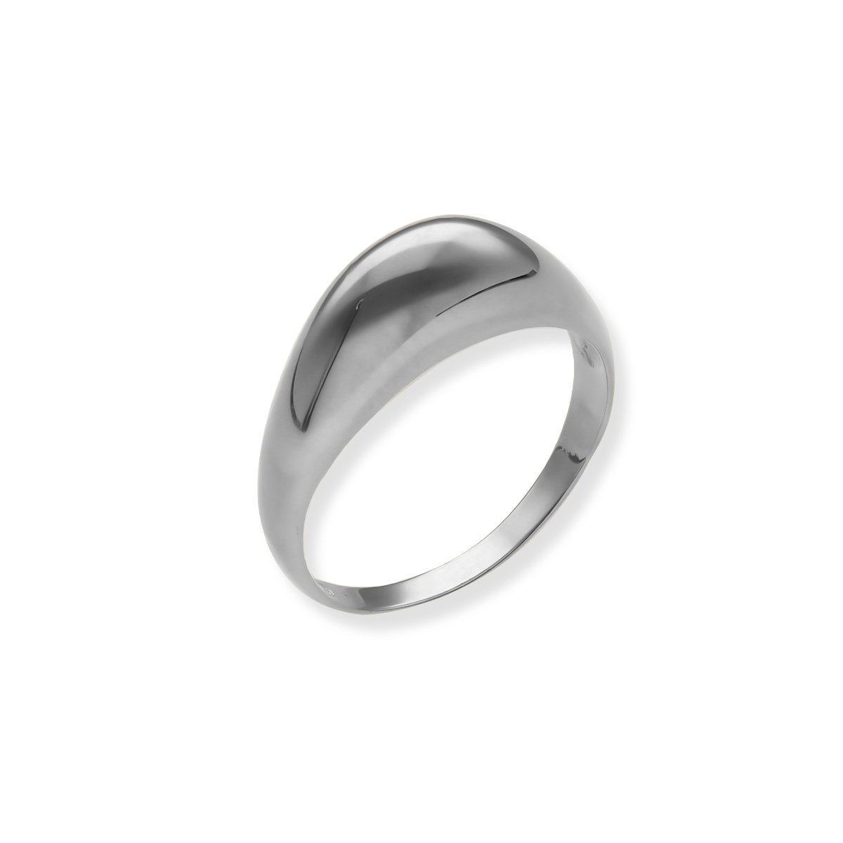Anillo gota de plata