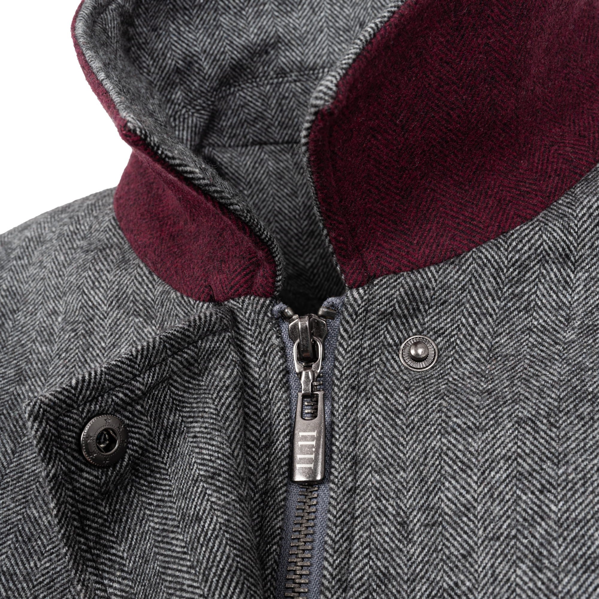 Graphite Bomber jacket Chevron image 3