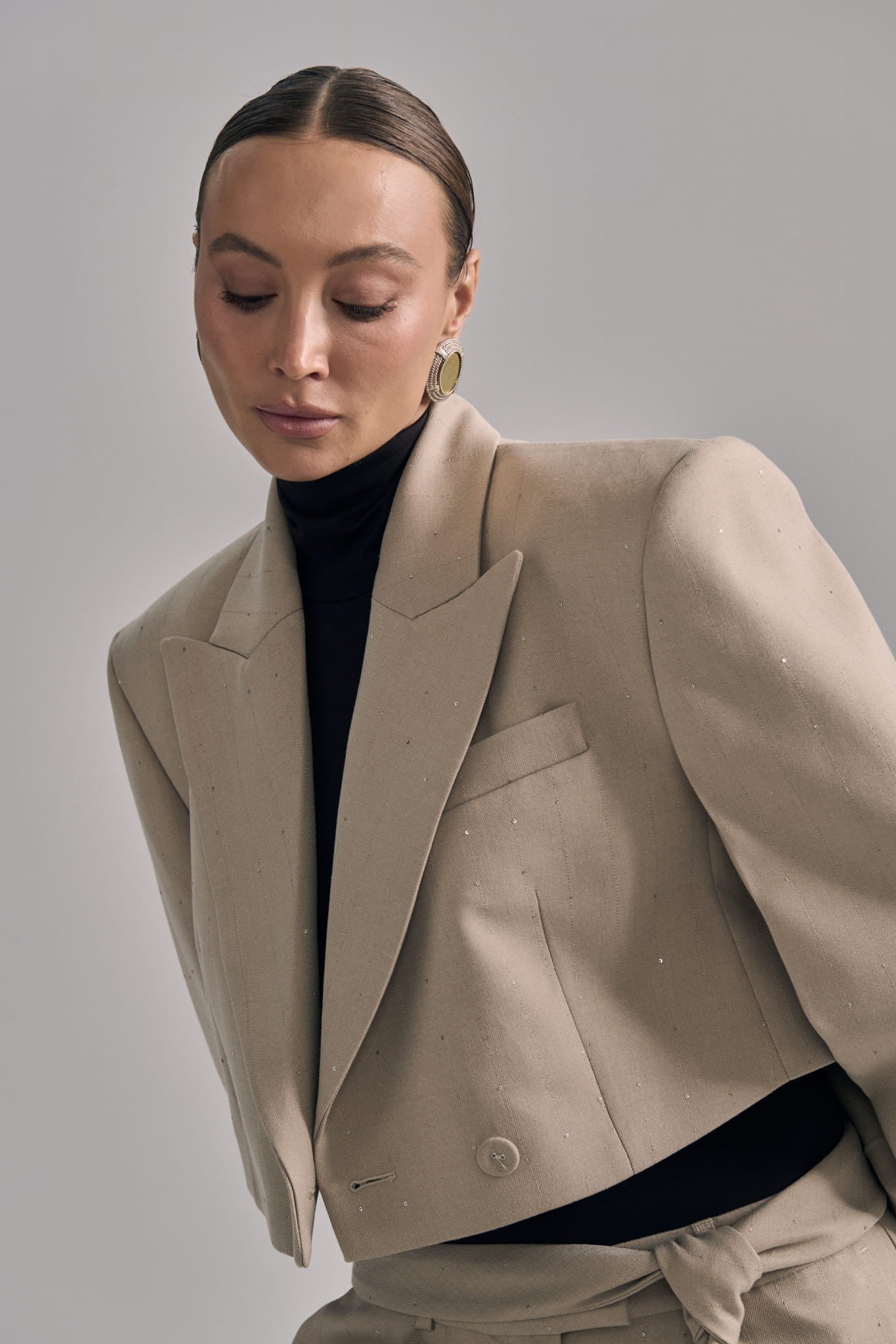 Beige Shine jacket image 3