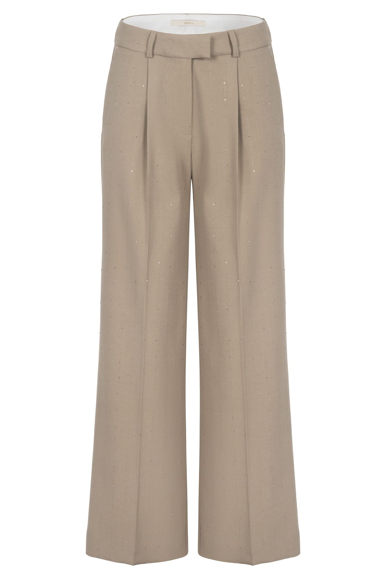 Beige Shine pants image 1