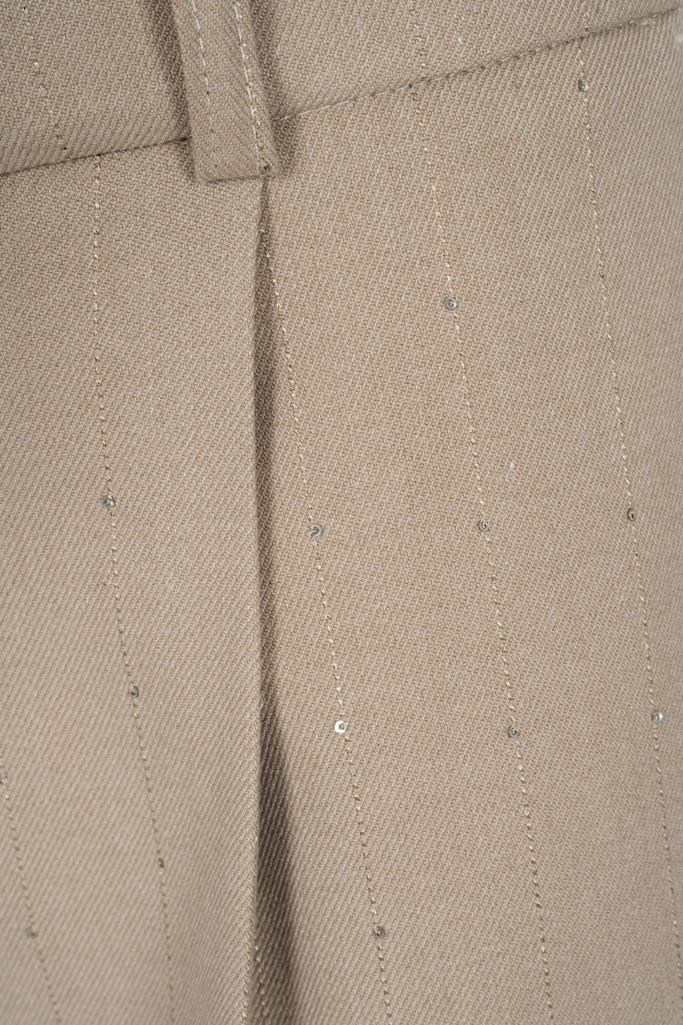 Beige Shine pants image 9