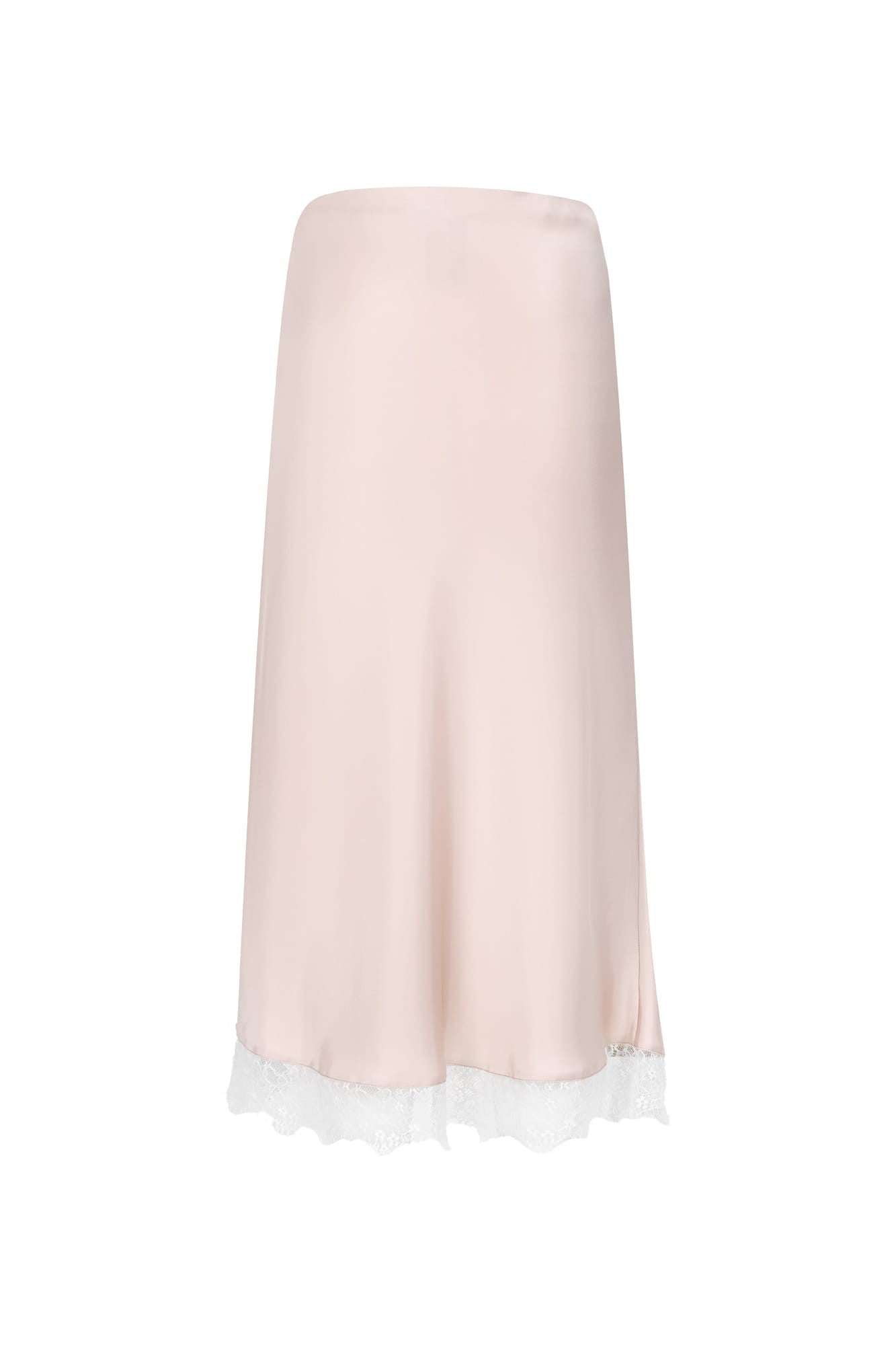 Peach Satin skirt Coco image 2