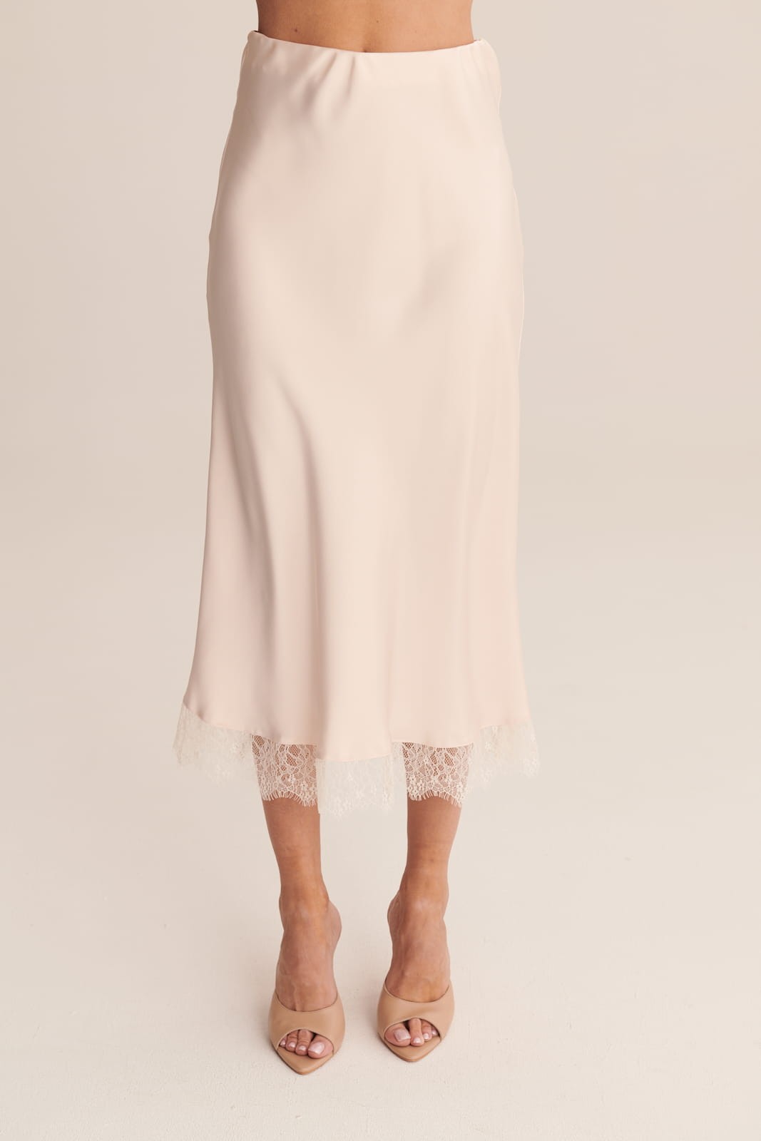 Peach Satin skirt Coco image 6