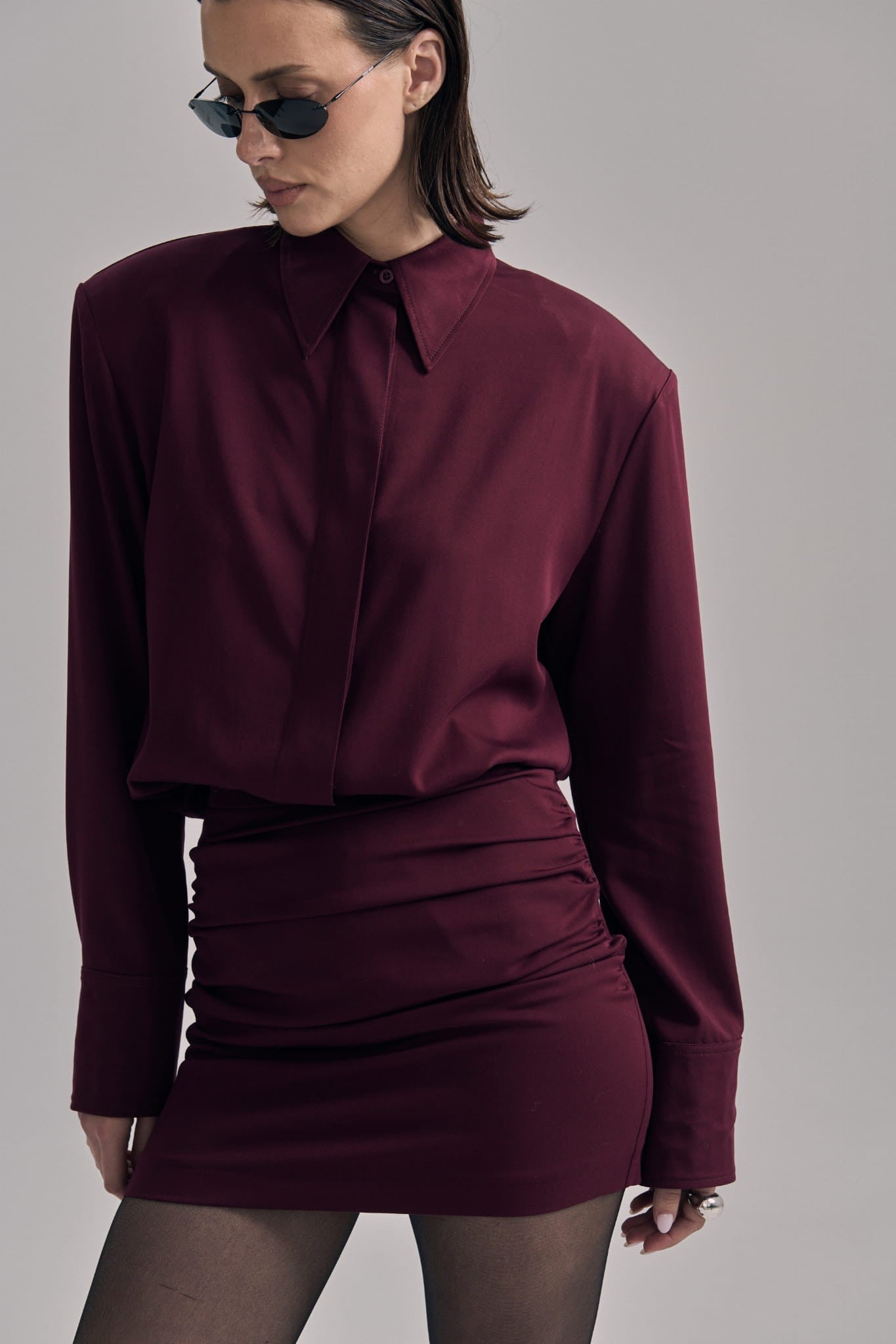 Burgundy Valentina set image 1