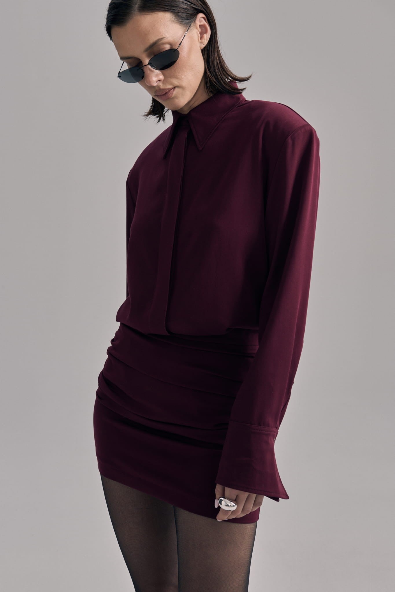 Burgundy Valentina set image 2
