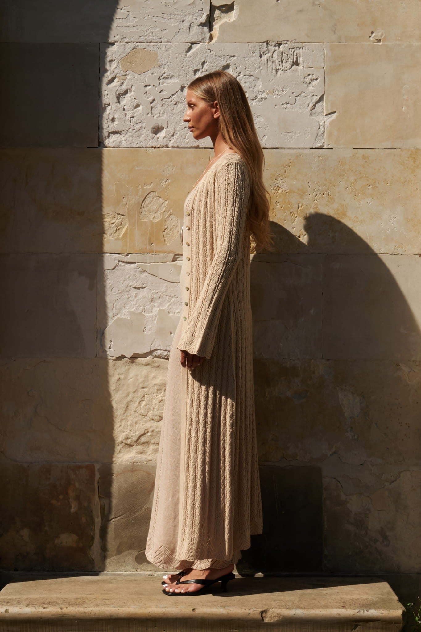 Beige Dress/cardigan Sonia image 5