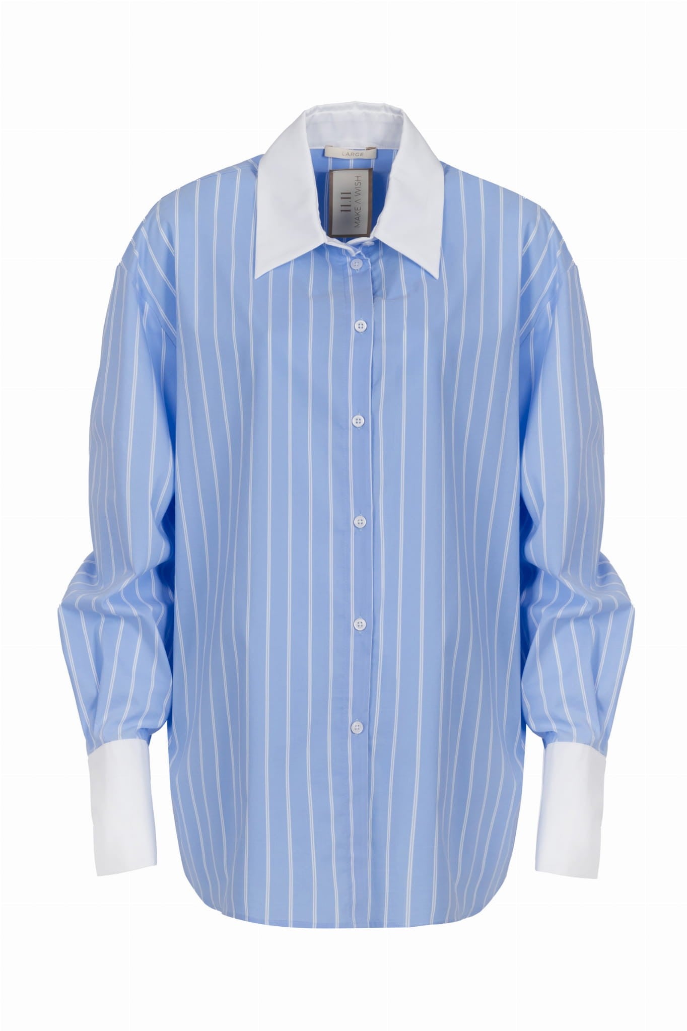 Blue Odetta shirt image 3