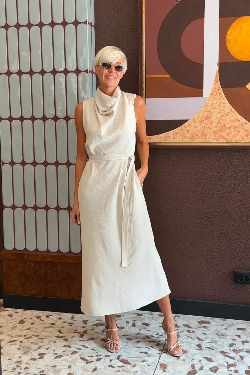 Beige Dress Aria image 2