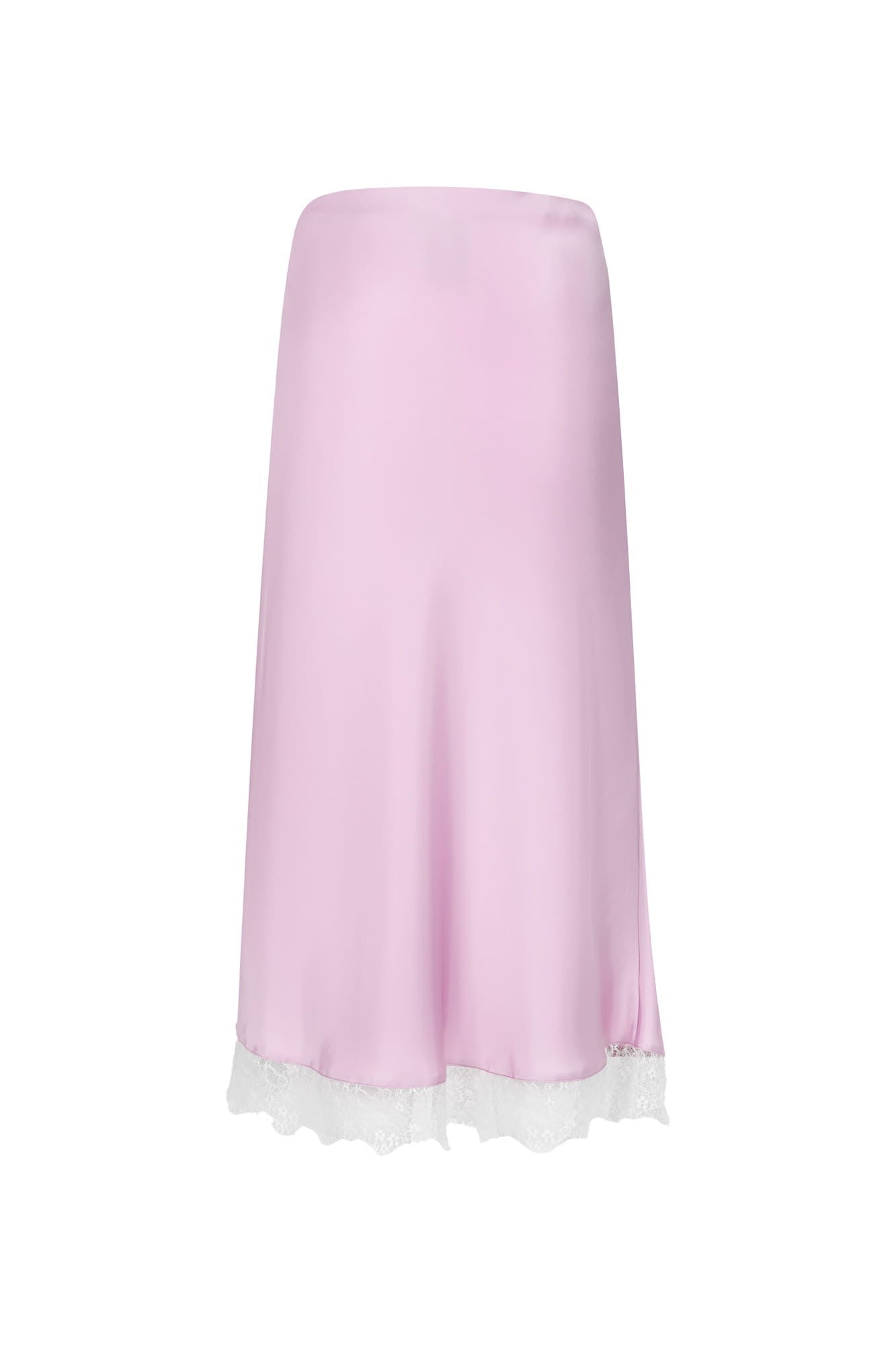 Lilac Satin skirt Coco image 2