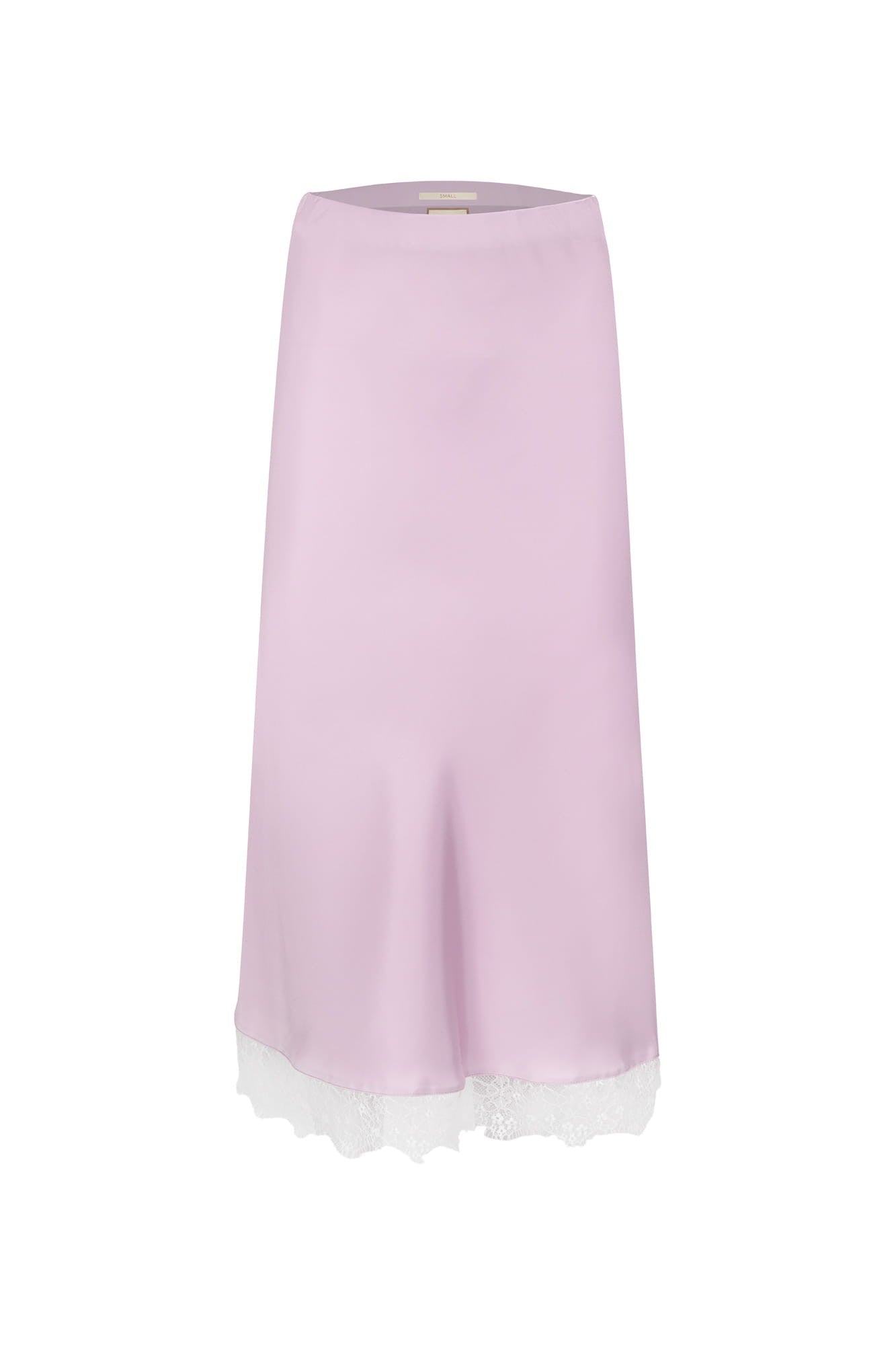 Lilac Satin skirt Coco image 3