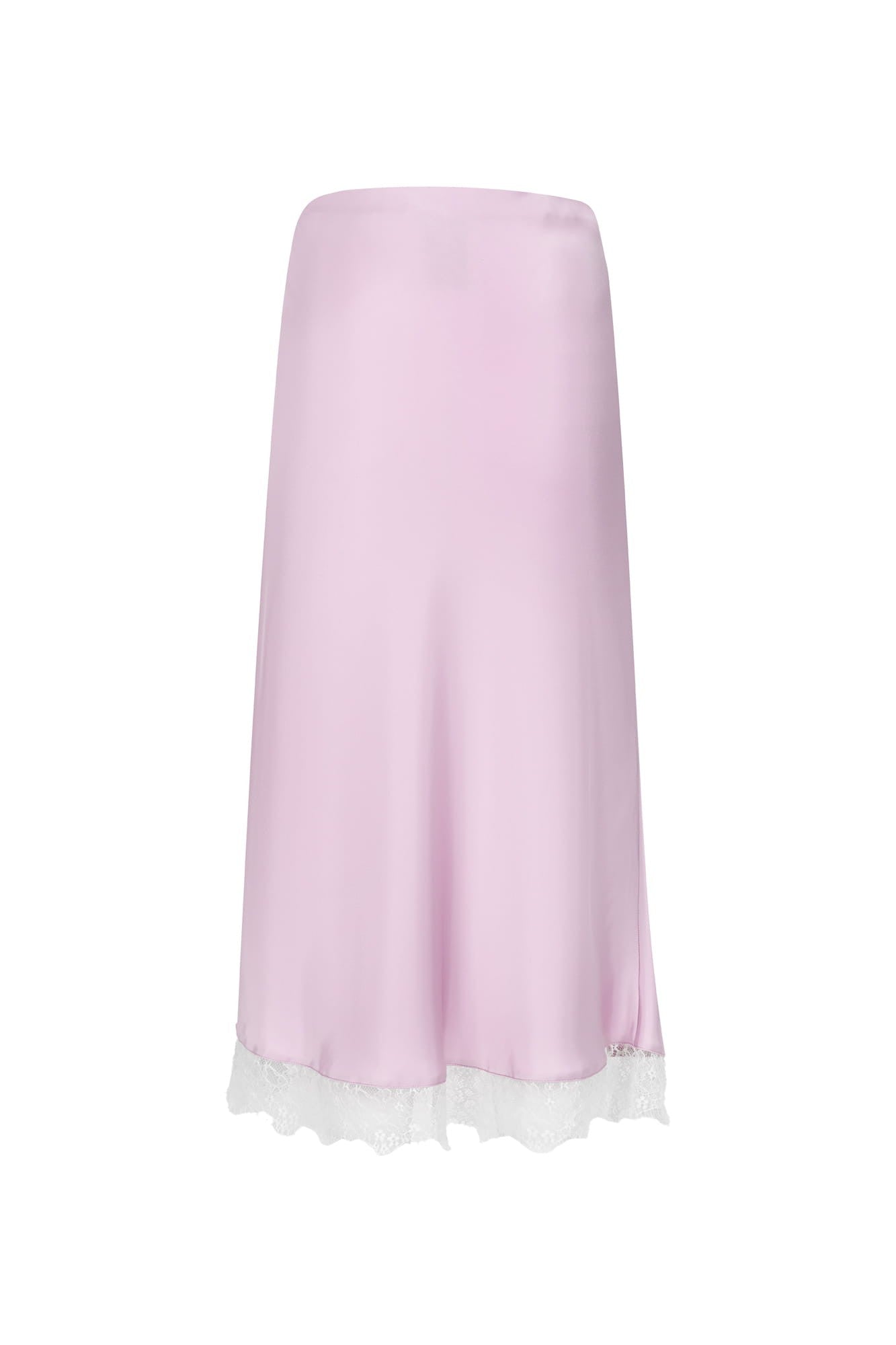 Lilac Satin skirt Coco image 4