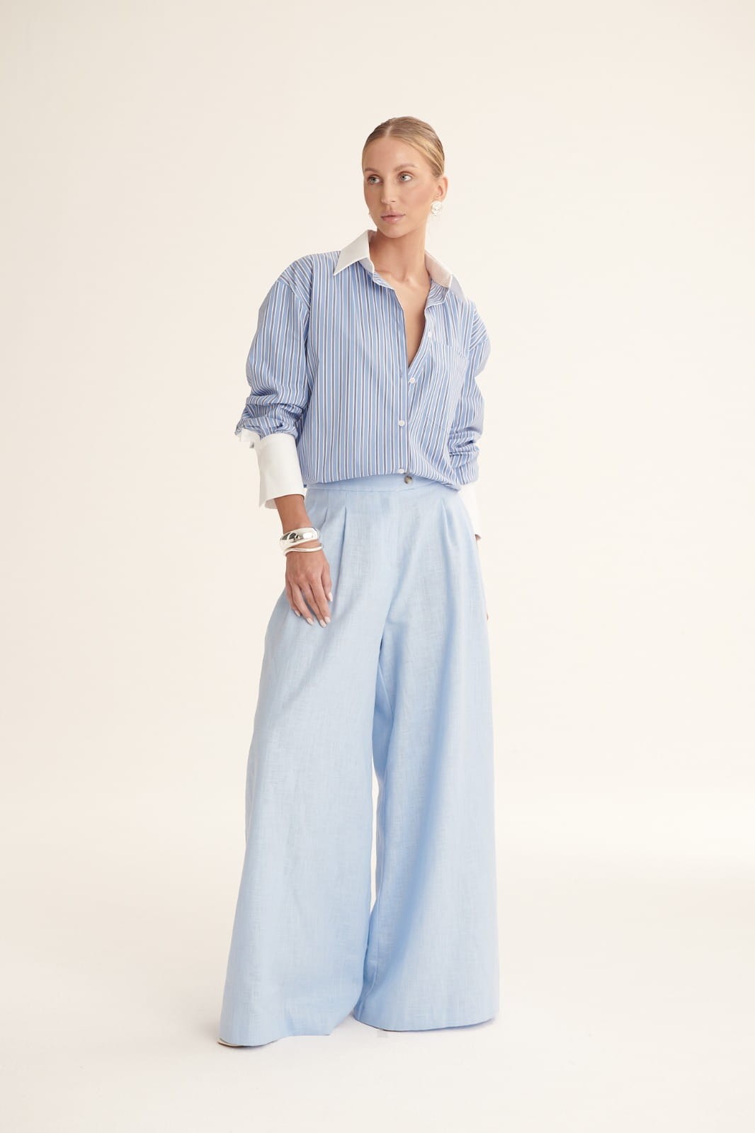 Navy Odetta shirt image 3