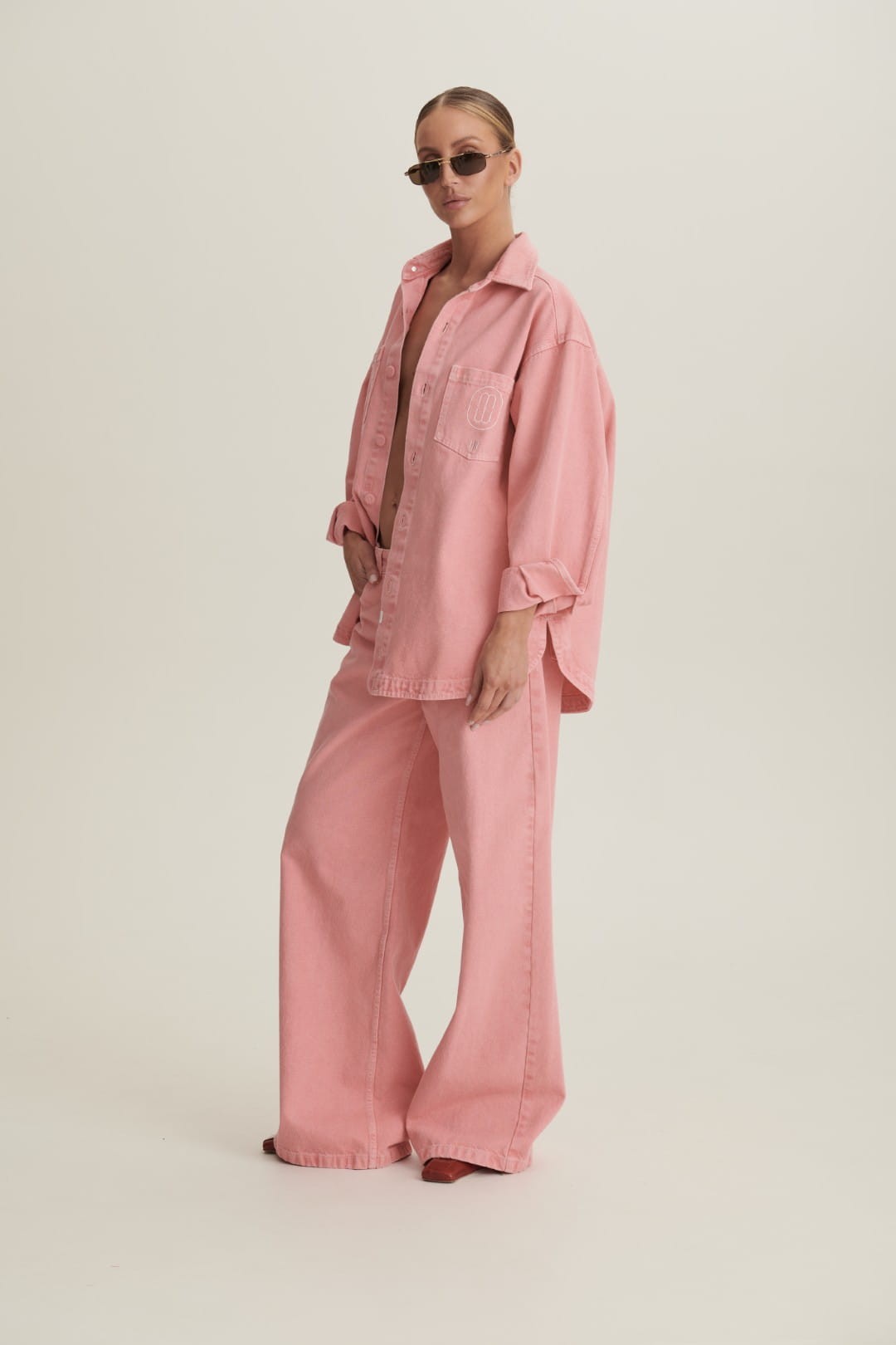 Raspberry red Dolly jeans image 3