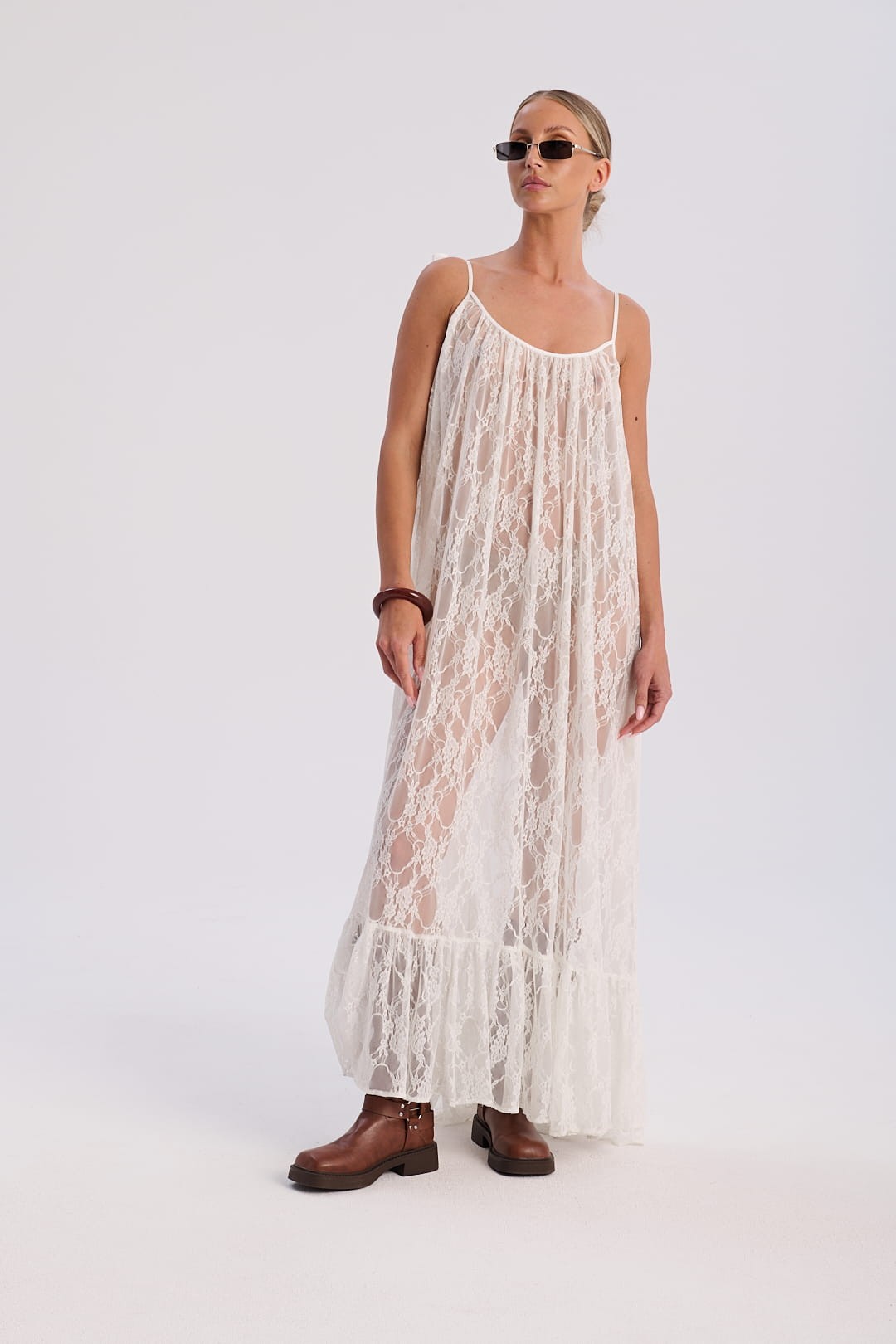 Cream Dress Roma image 2