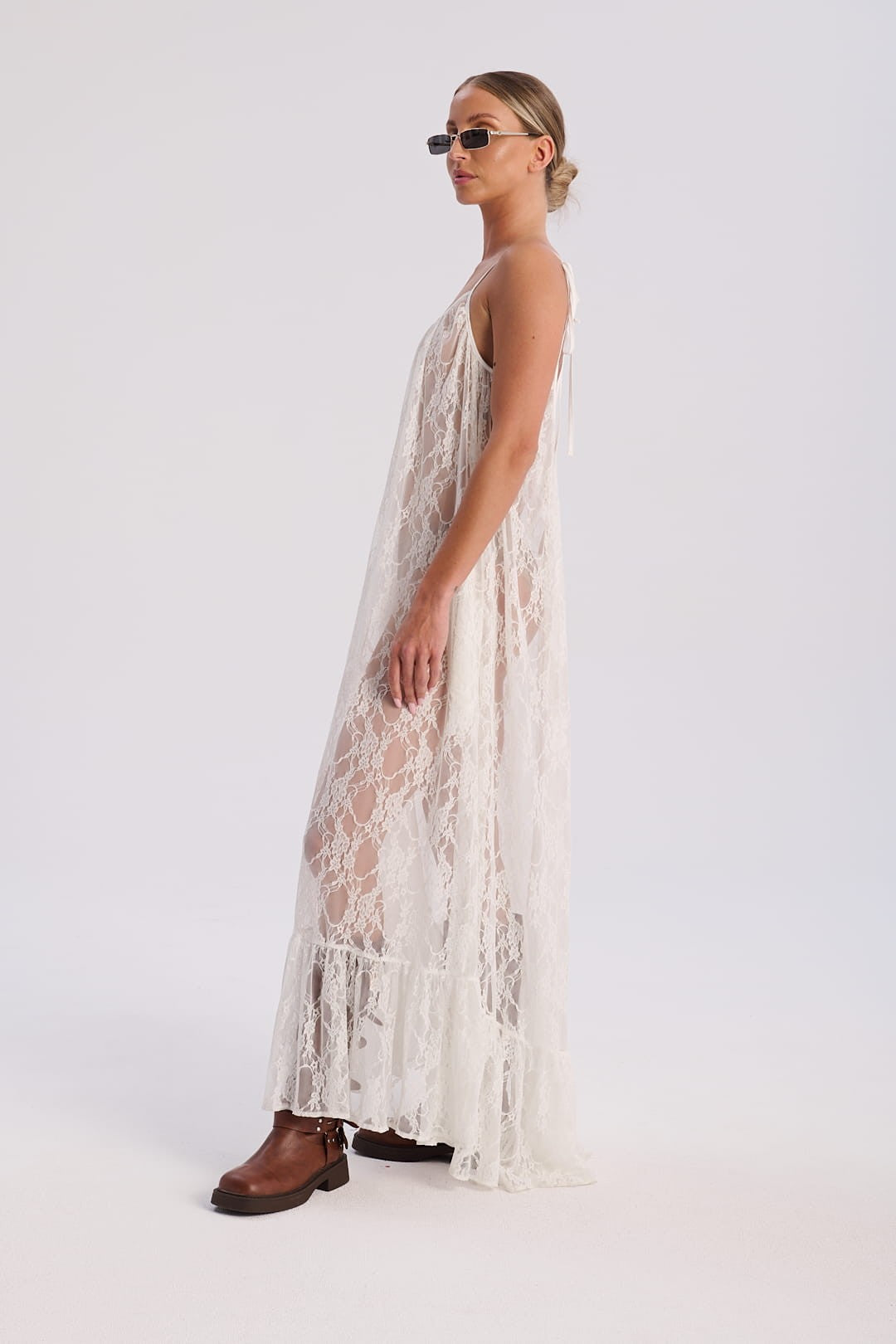 Cream Dress Roma image 3
