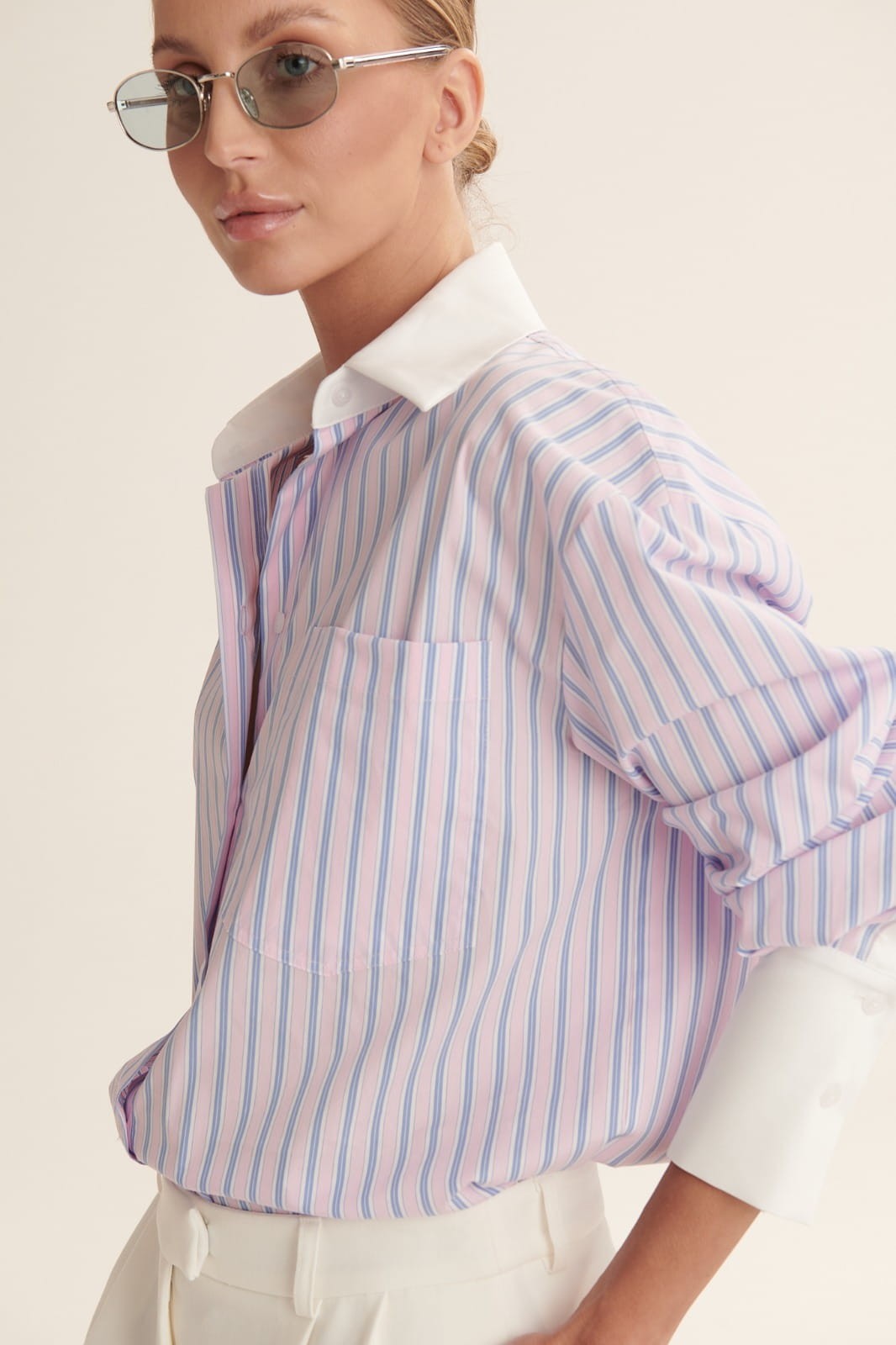 Pink Odetta shirt image 4