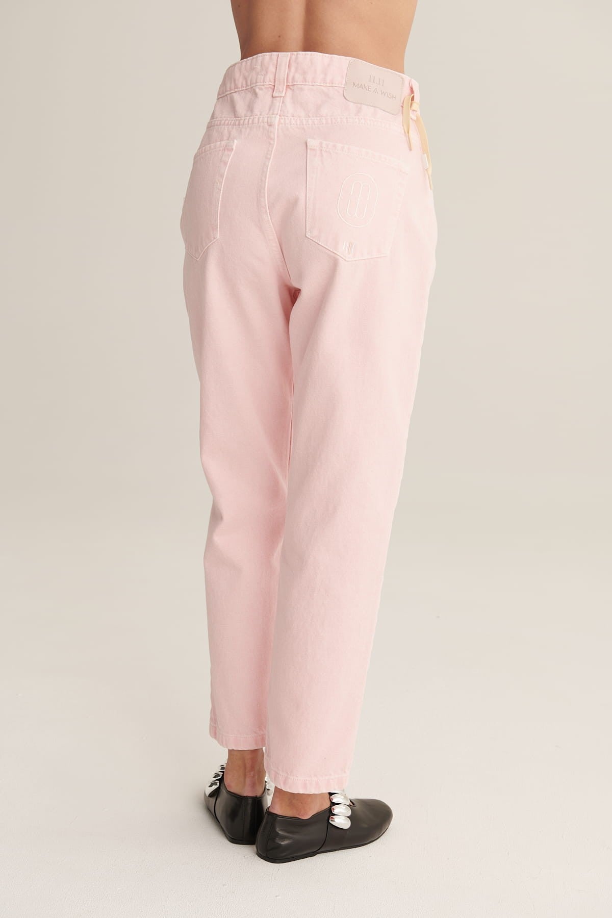 Soft pink Jeans Mom Fit image 3