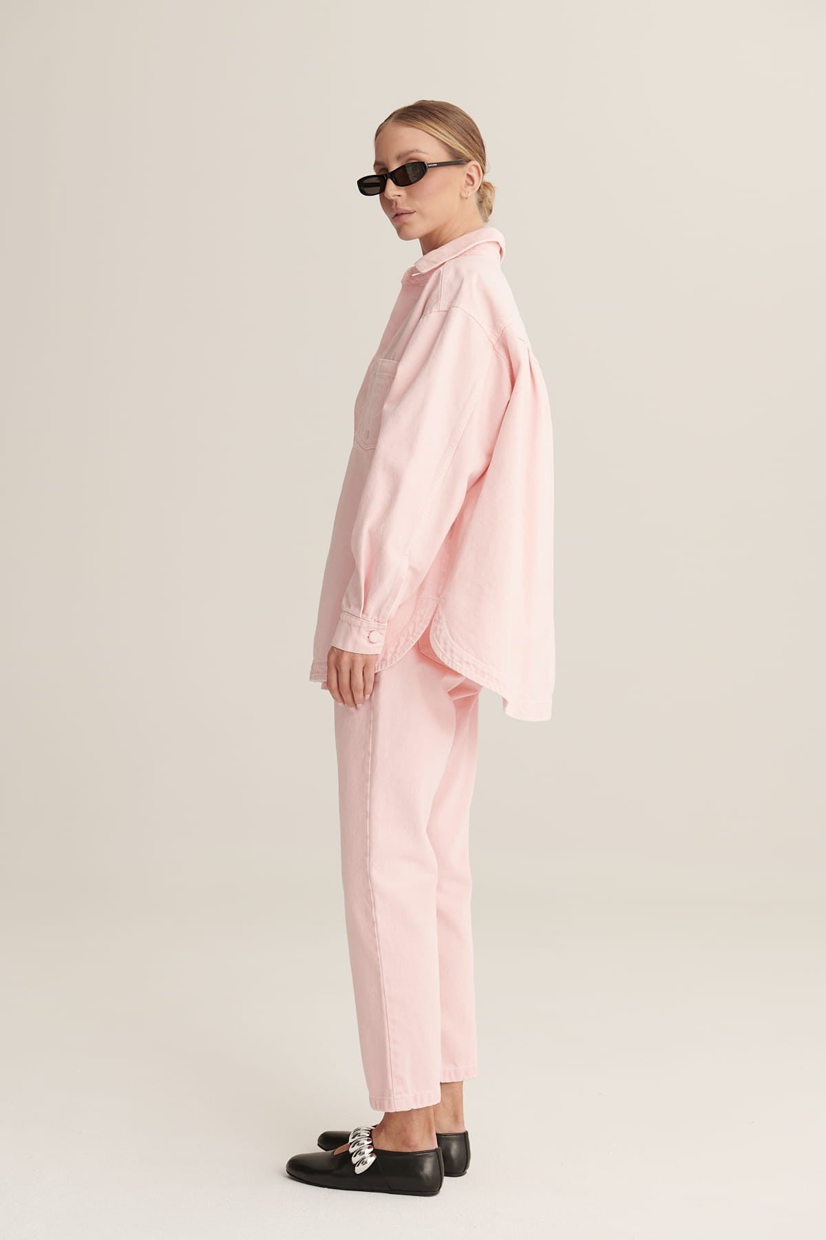 Soft pink Jeans Mom Fit image 4