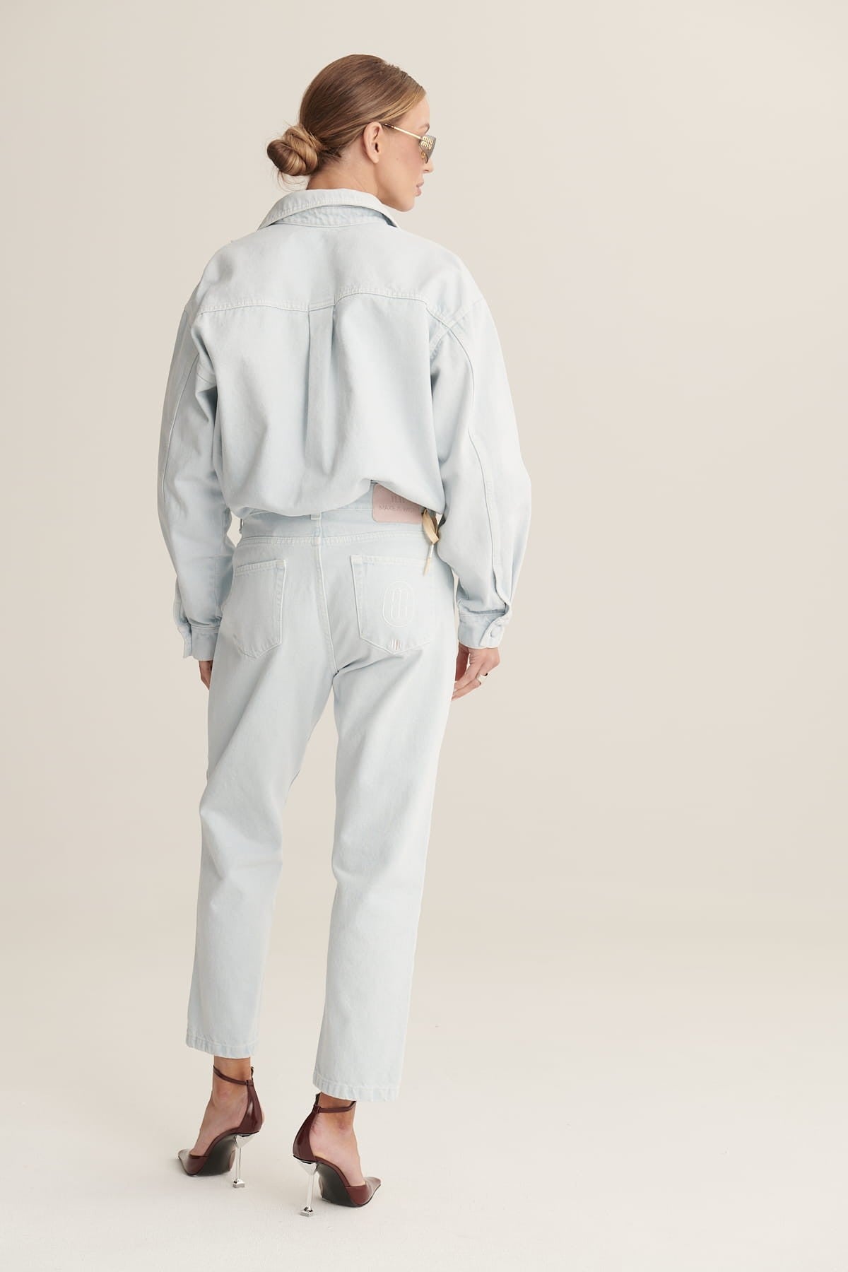 Pale blue Jeans Mom Fit image 3